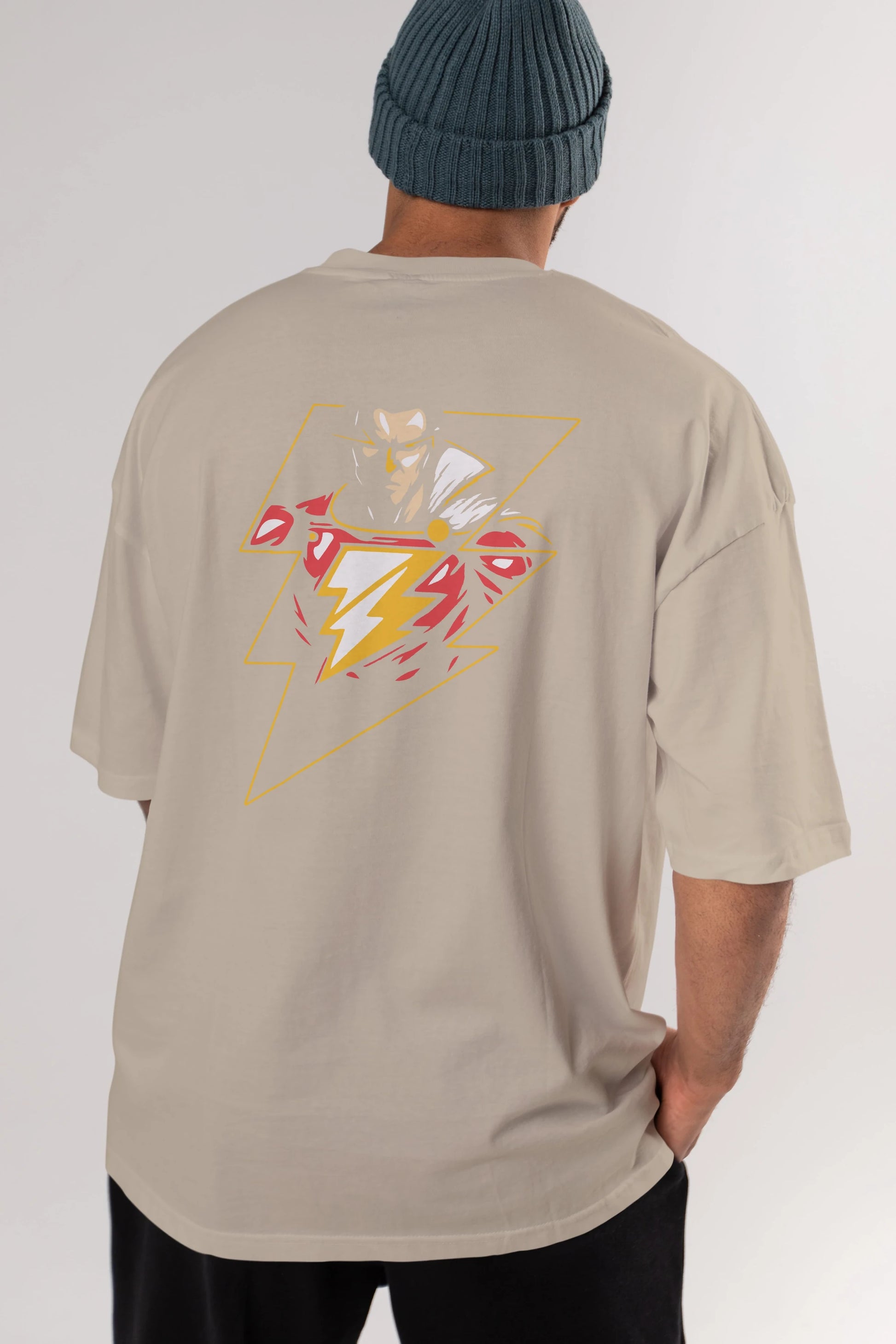 Flash Avengers (3) Arka Baskılı Oversize t-shirt Erkek Kadın Unisex %100 Pamuk Bisiklet Yaka tişort