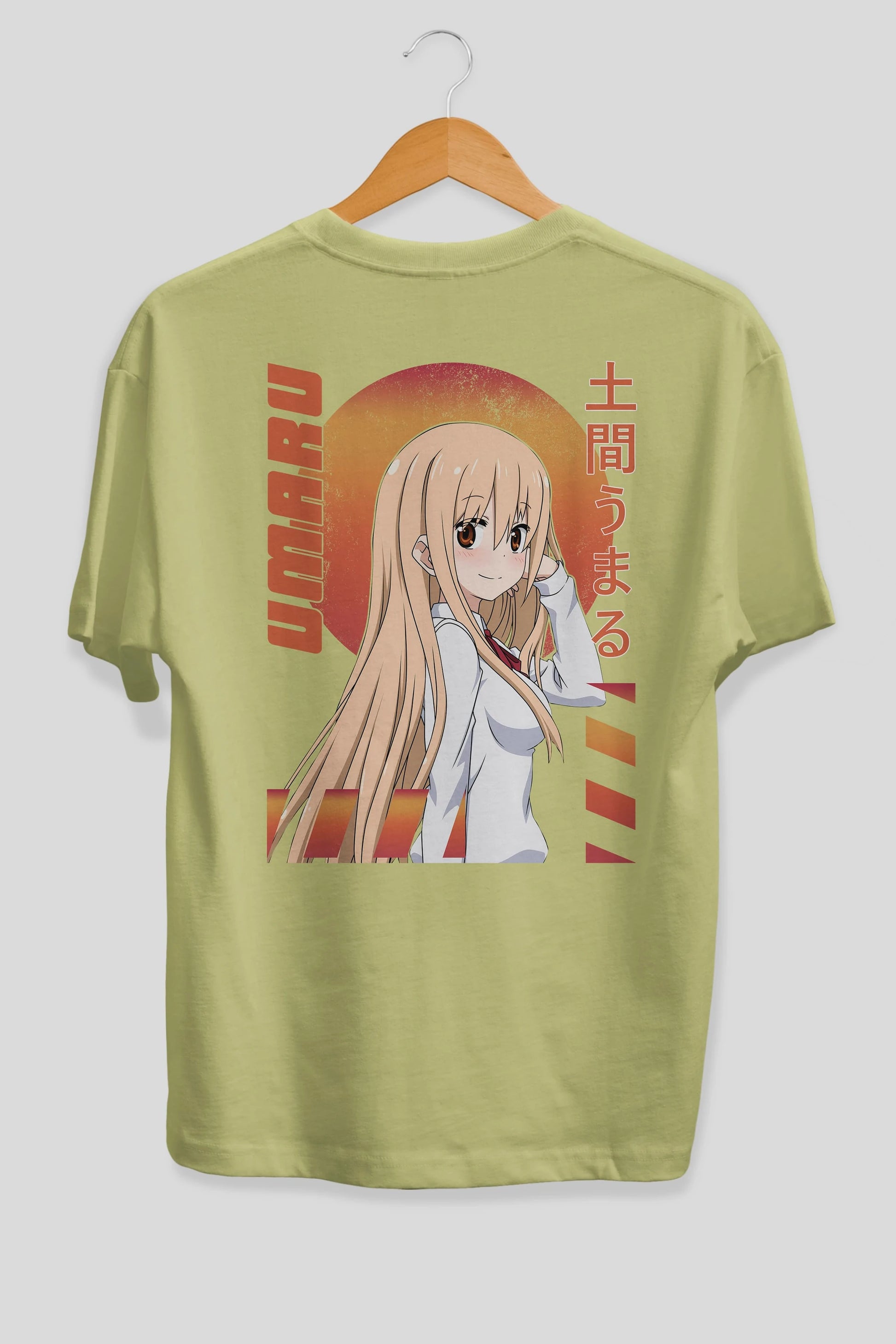 Umaru Doma 5 Anime Arka Baskılı Oversize t-shirt Erkek Kadın Unisex