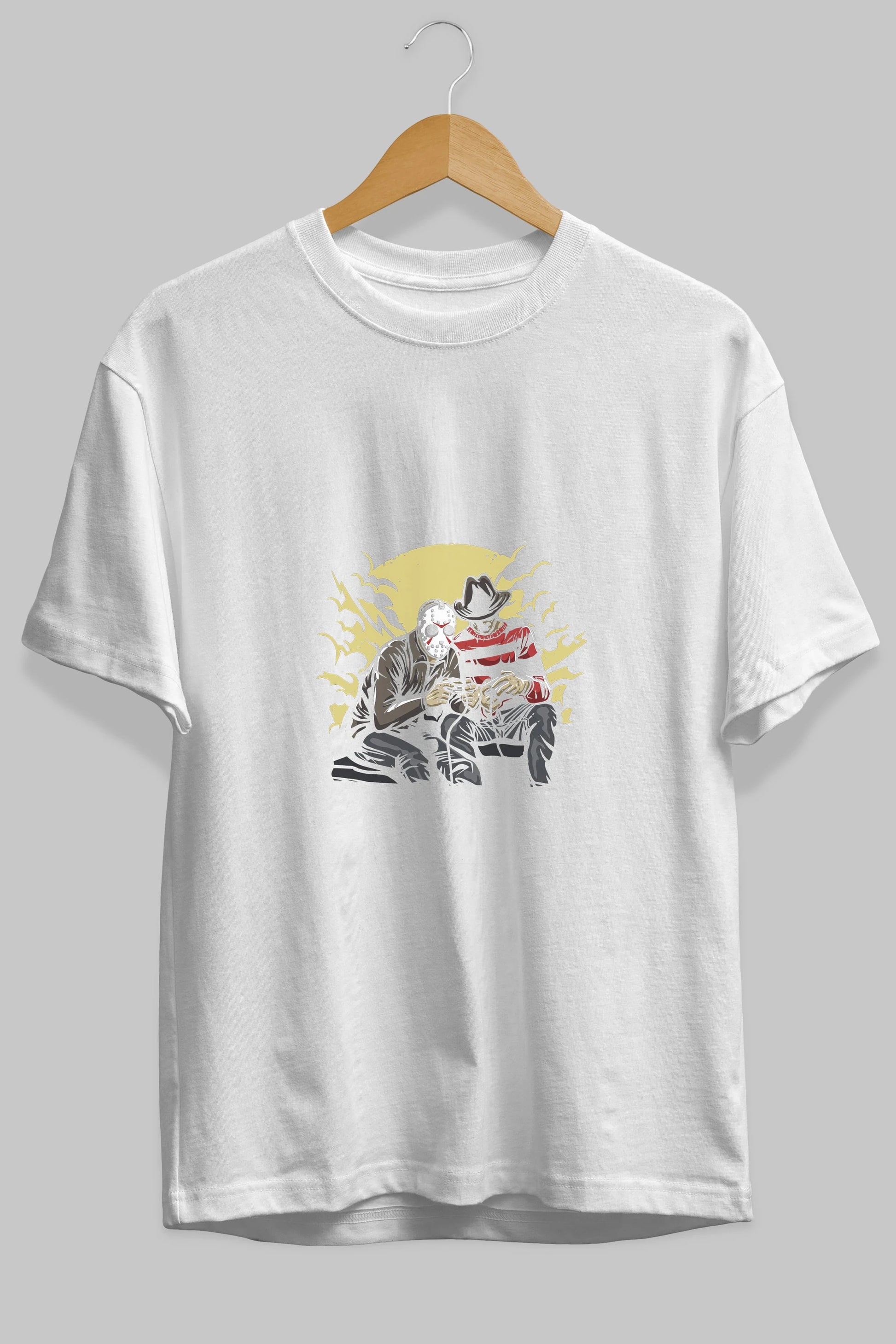 Dark Gamers Ön Baskılı Oversize t-shirt Erkek Kadın Unisex %100 Pamuk tişort