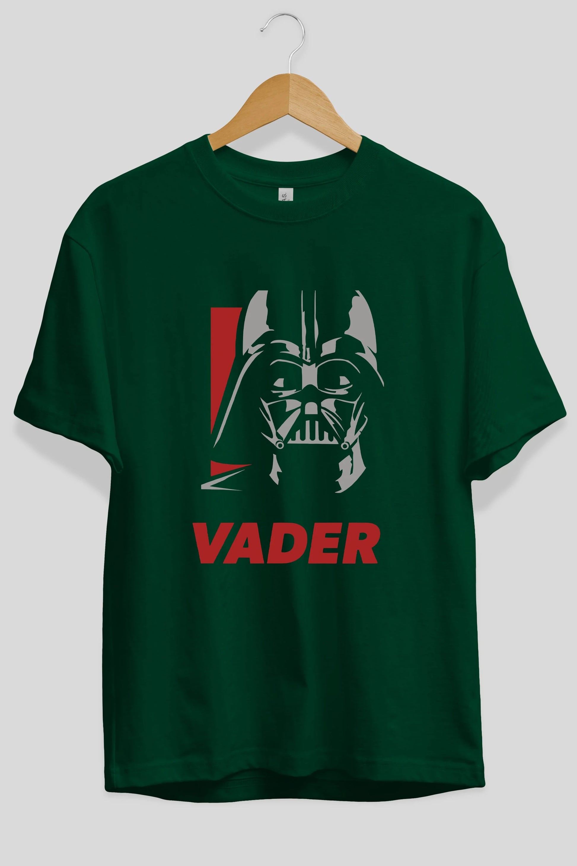 Darth Vader Ön Baskılı Oversize t-shirt Erkek Kadın Unisex %100 Pamuk Bisiklet Yaka tişort