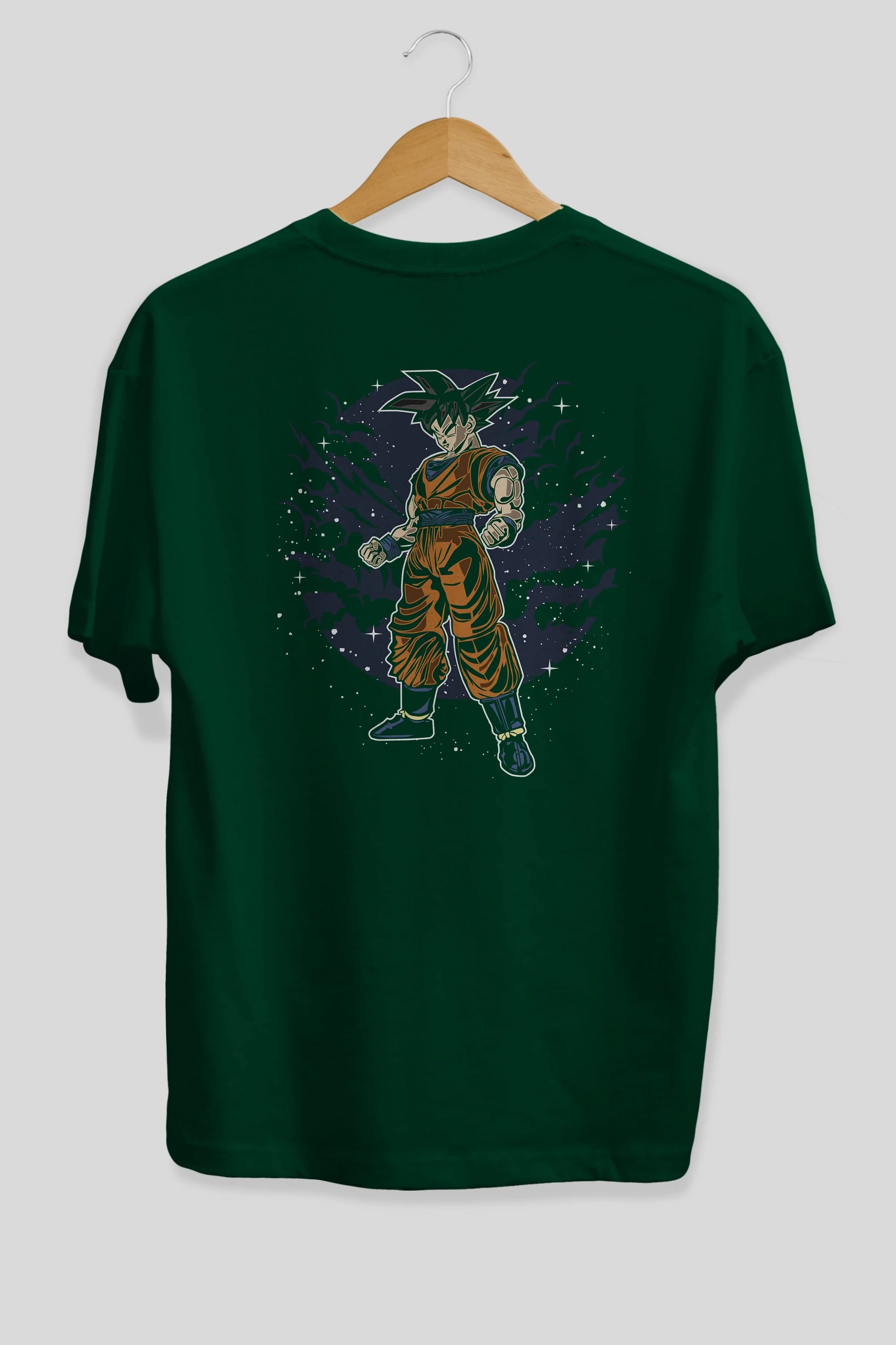 GOKU Arka Baskılı Oversize t-shirt Erkek Kadın Unisex %100 Pamuk