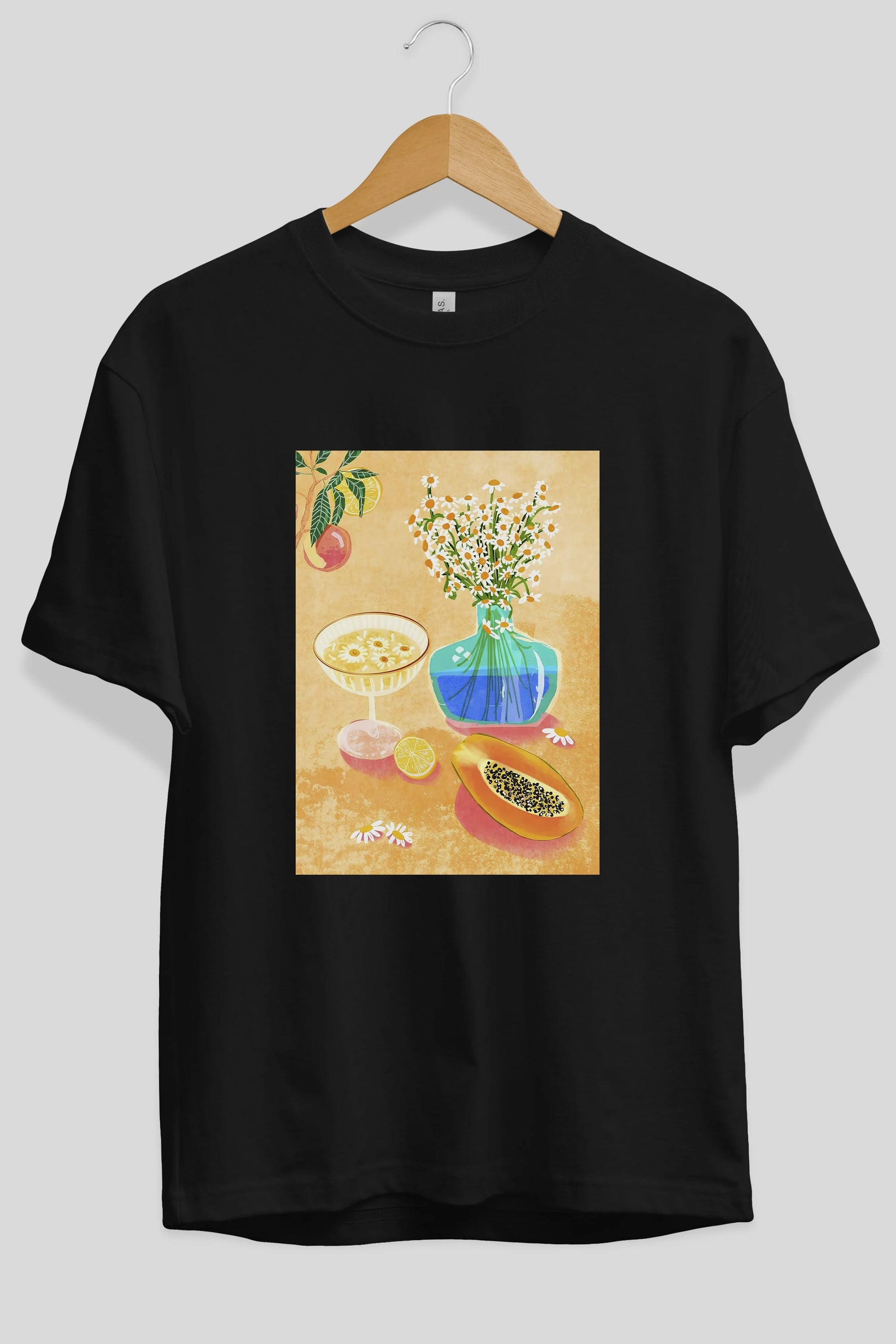 Cheers 2 Ön Baskılı Oversize t-shirt Erkek Kadın Unisex %100 Pamuk Bisiklet Yaka tişort