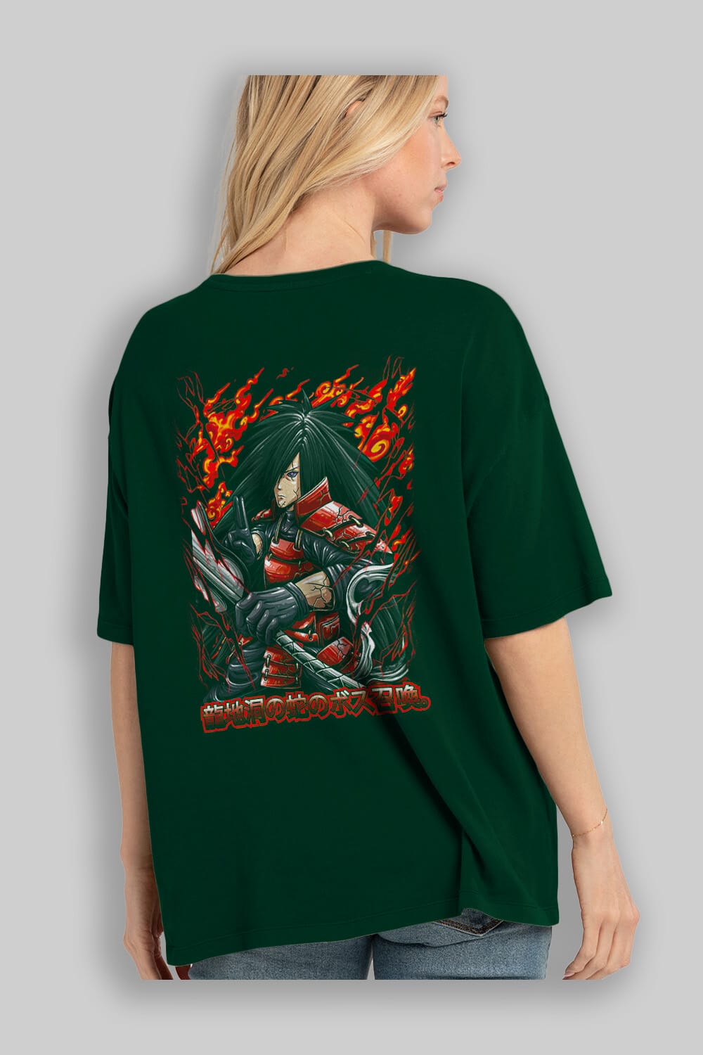 NARUTO (12) Anime Arka Baskılı Oversize t-shirt Erkek Kadın Unisex