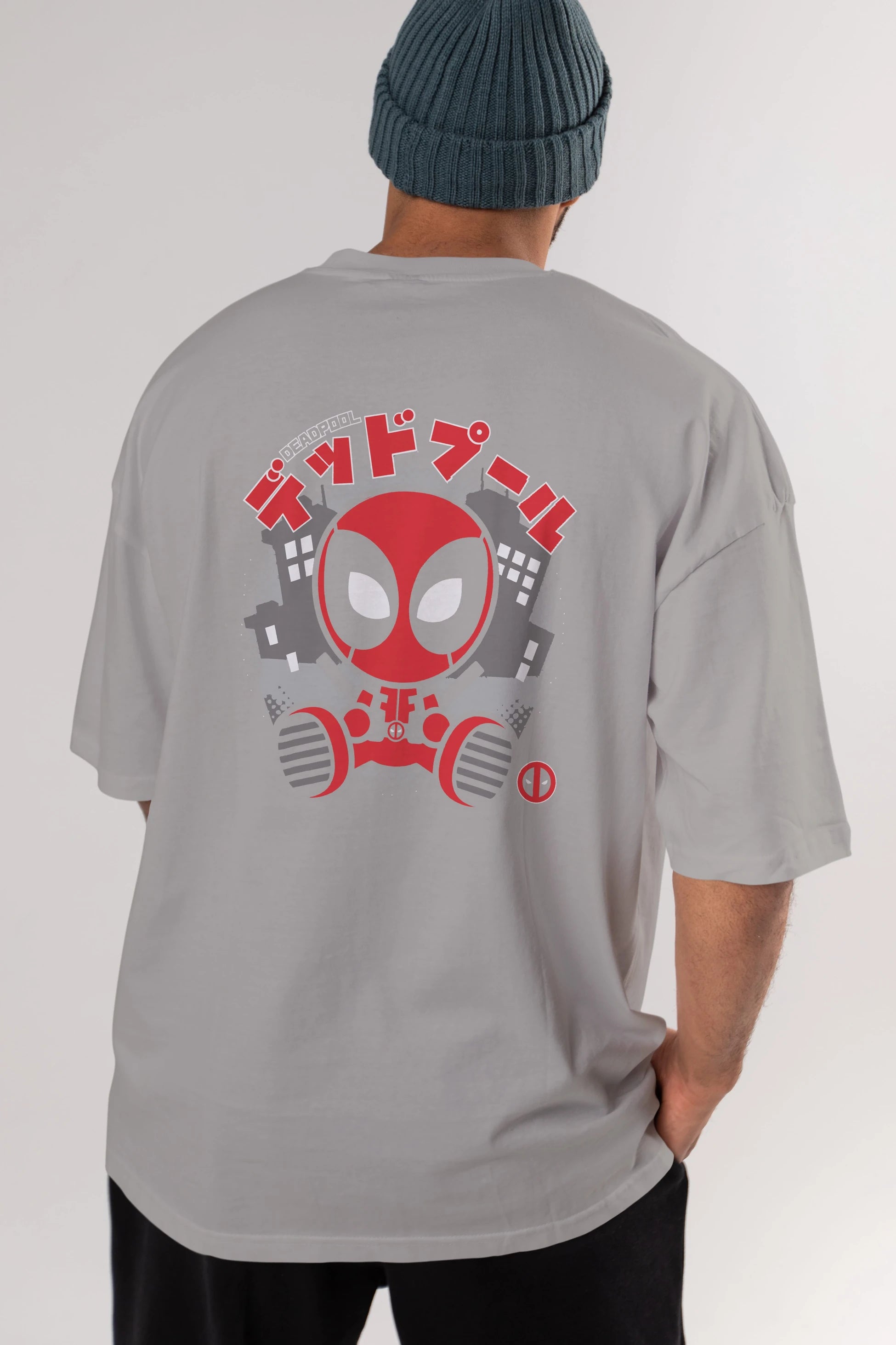 Deadpool (15) Arka Baskılı Oversize t-shirt Erkek Kadın Unisex %100 Pamuk Bisiklet Yaka tişort