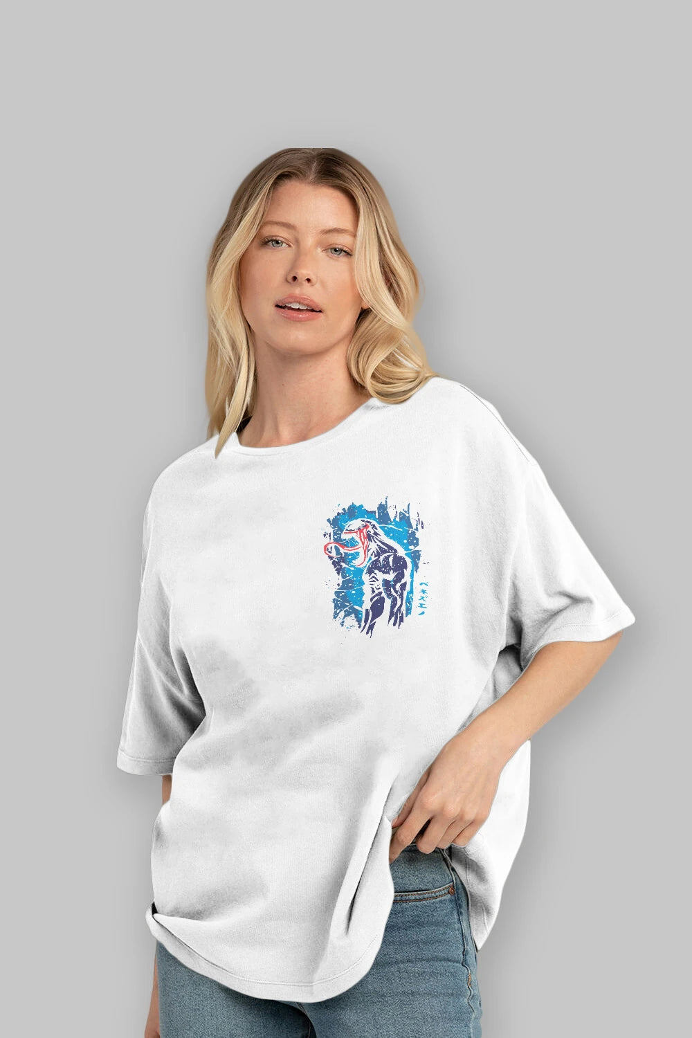 Venom (24) Ön Sol Baskılı Oversize t-shirt Erkek Kadın Unisex %100 Pamuk Bisiklet Yaka tişort