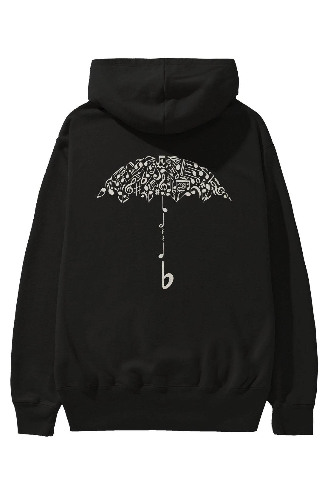 Sound Of Rain Arka Baskılı Hoodie Oversize Kapüşonlu Sweatshirt Erkek Kadın Unisex