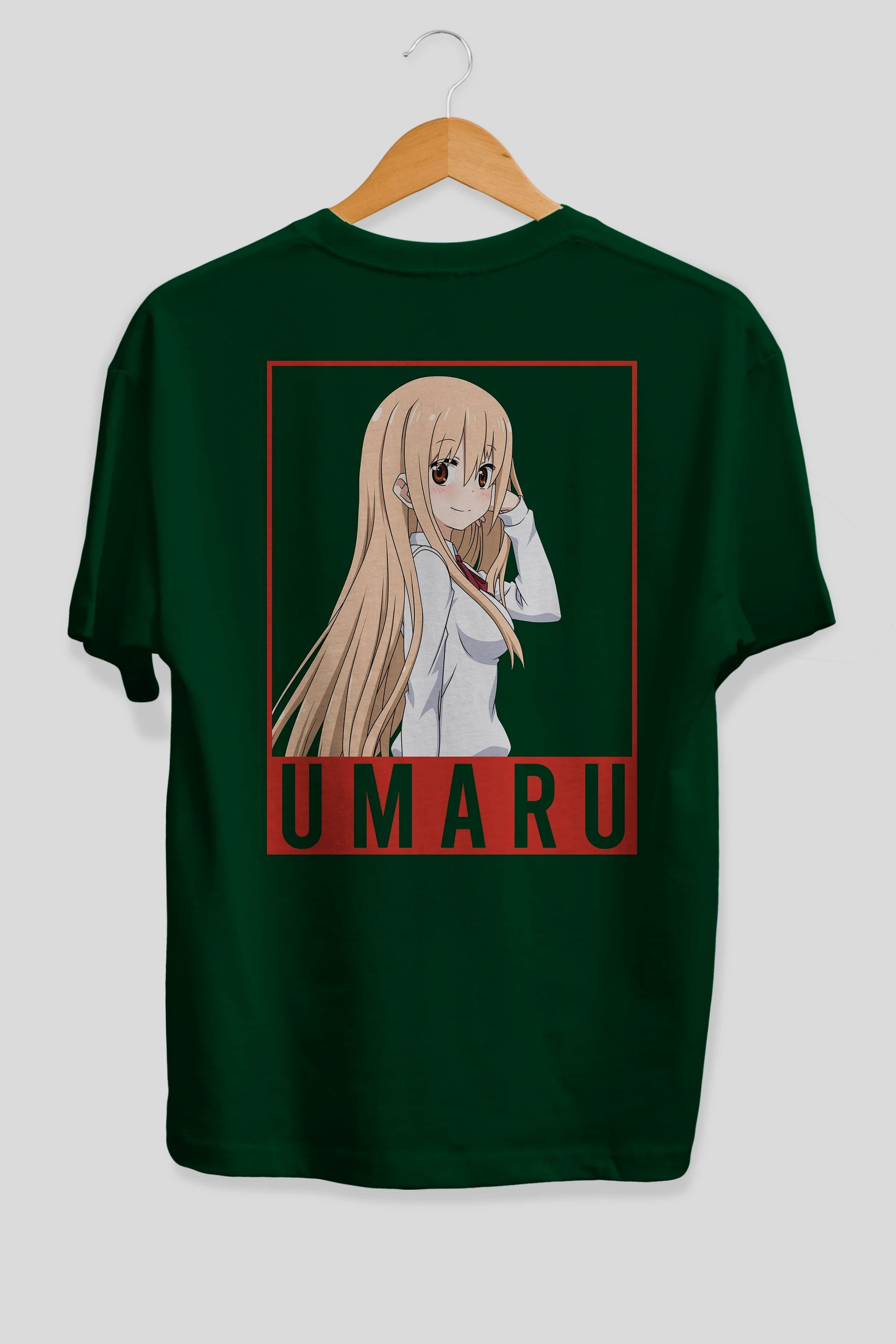 Umaru Doma 2 Anime Arka Baskılı Oversize t-shirt Erkek Kadın Unisex