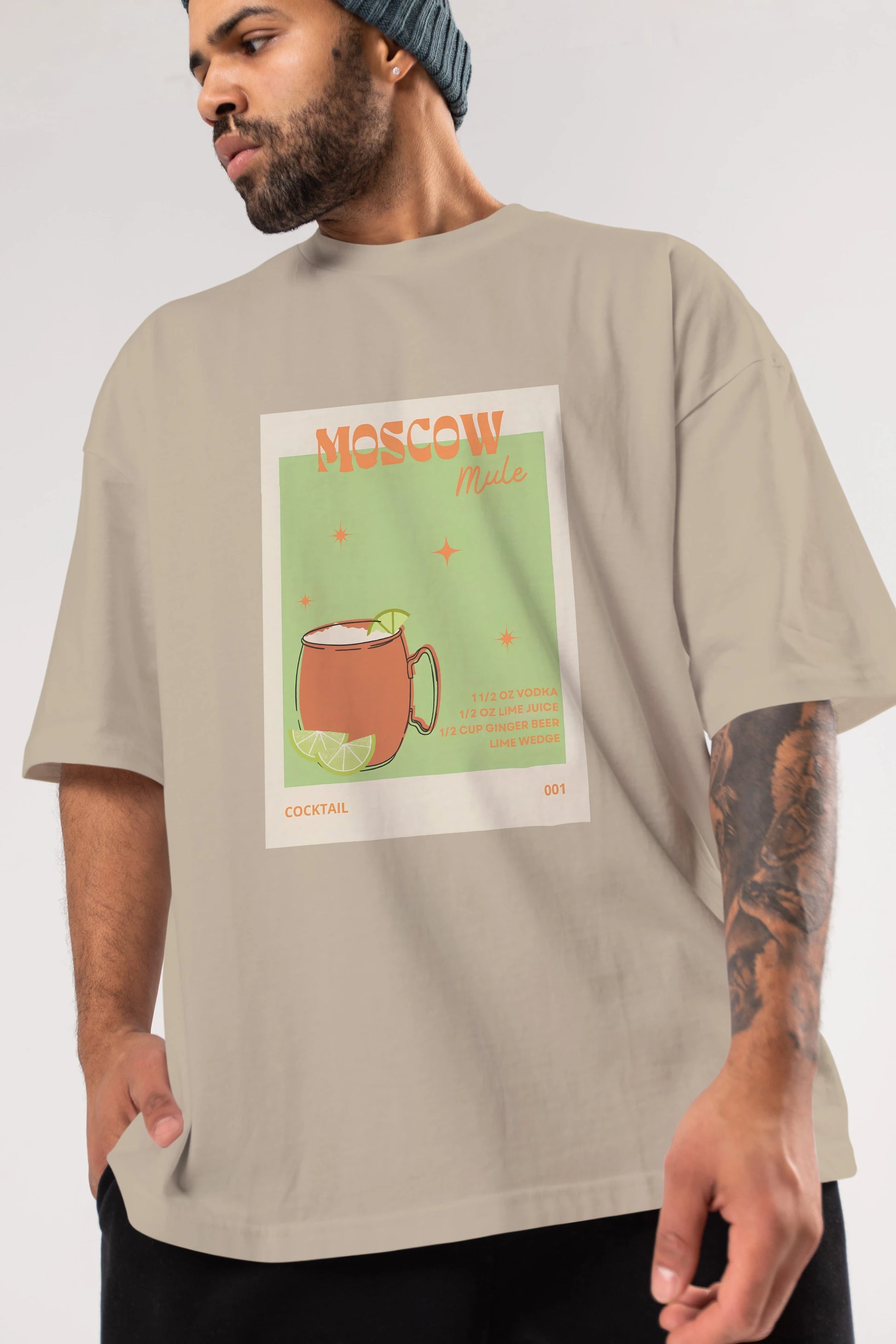 Moscow Mule 2 Ön Baskılı Oversize t-shirt Erkek Kadın Unisex %100 Pamuk Bisiklet Yaka tişort