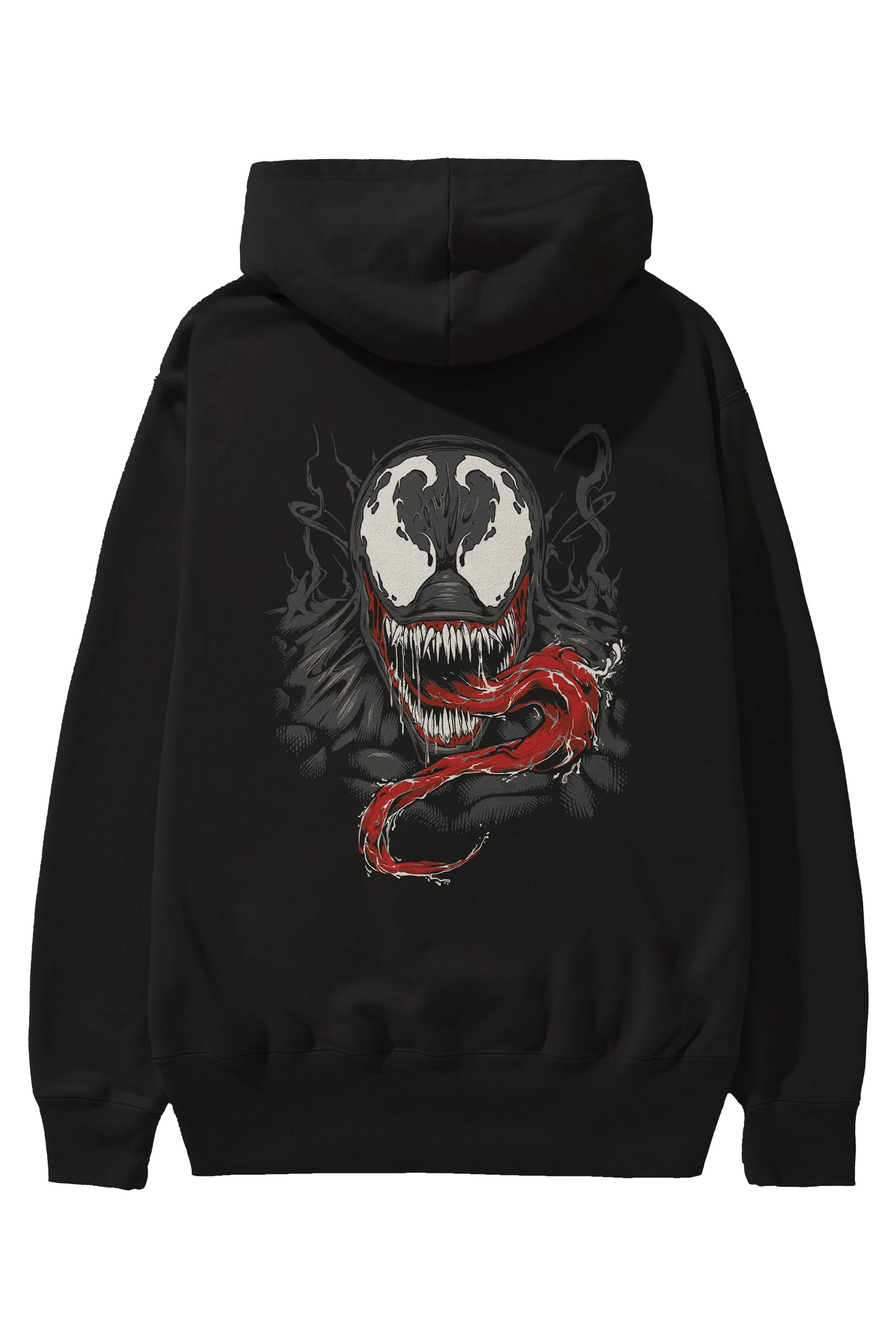 Venom (18) Arka Baskılı Hoodie Oversize Kapüşonlu Sweatshirt Erkek Kadın Unisex