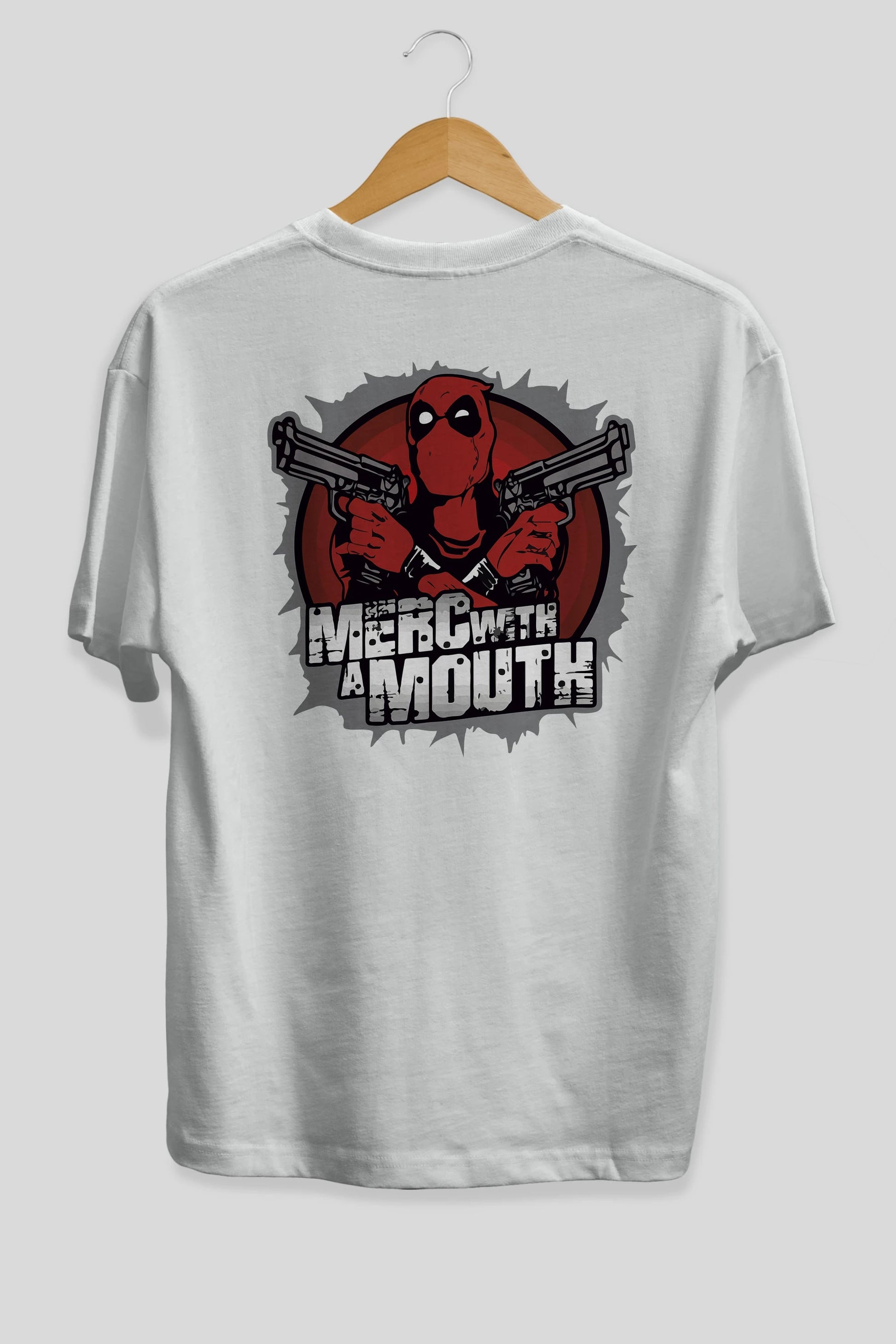 Deadpool (13) Arka Baskılı Oversize t-shirt Erkek Kadın Unisex %100 Pamuk Bisiklet Yaka tişort