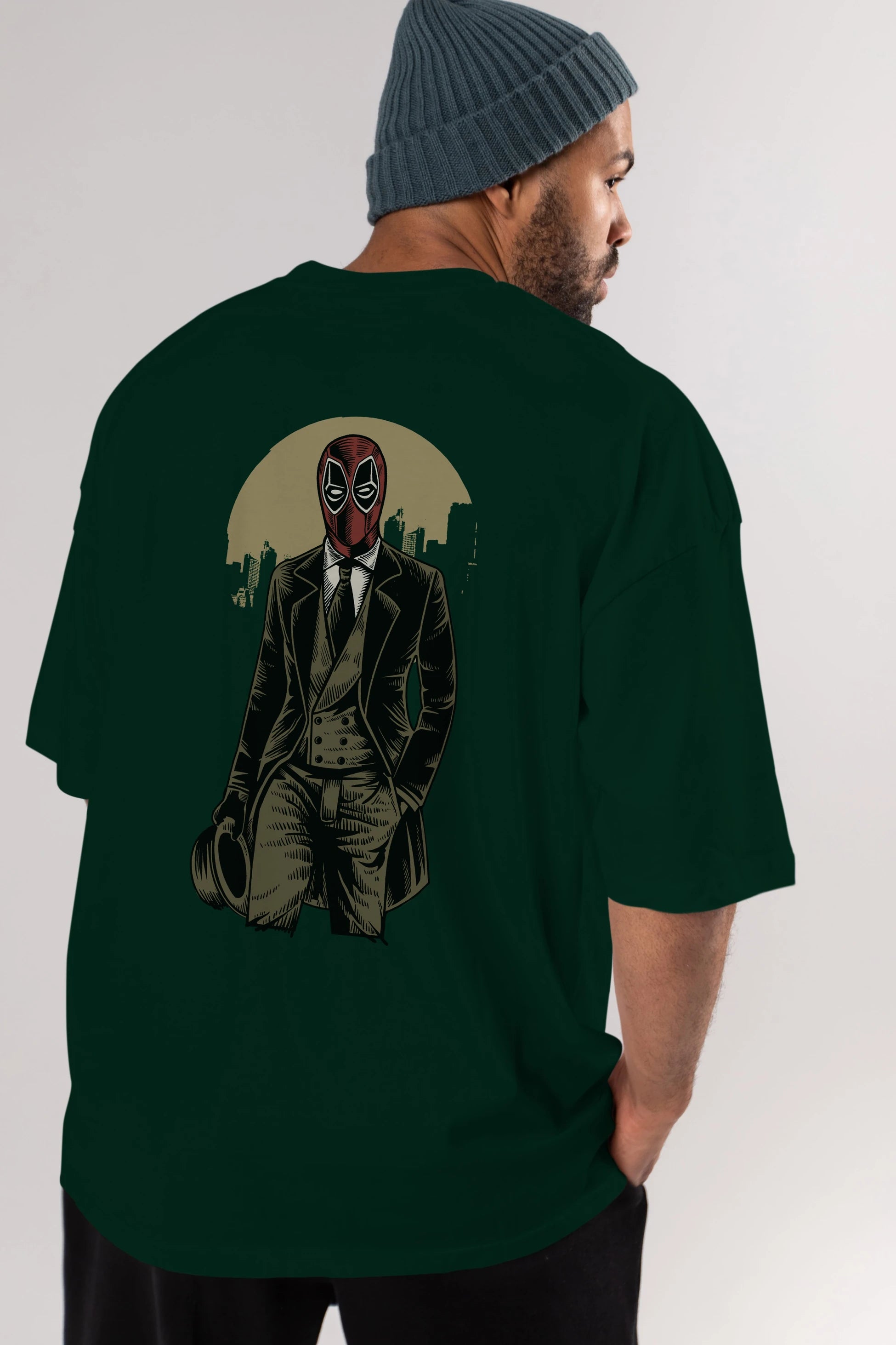 Classic Mercenary Arka Baskılı Oversize t-shirt Erkek Kadın Unisex %100 Pamuk