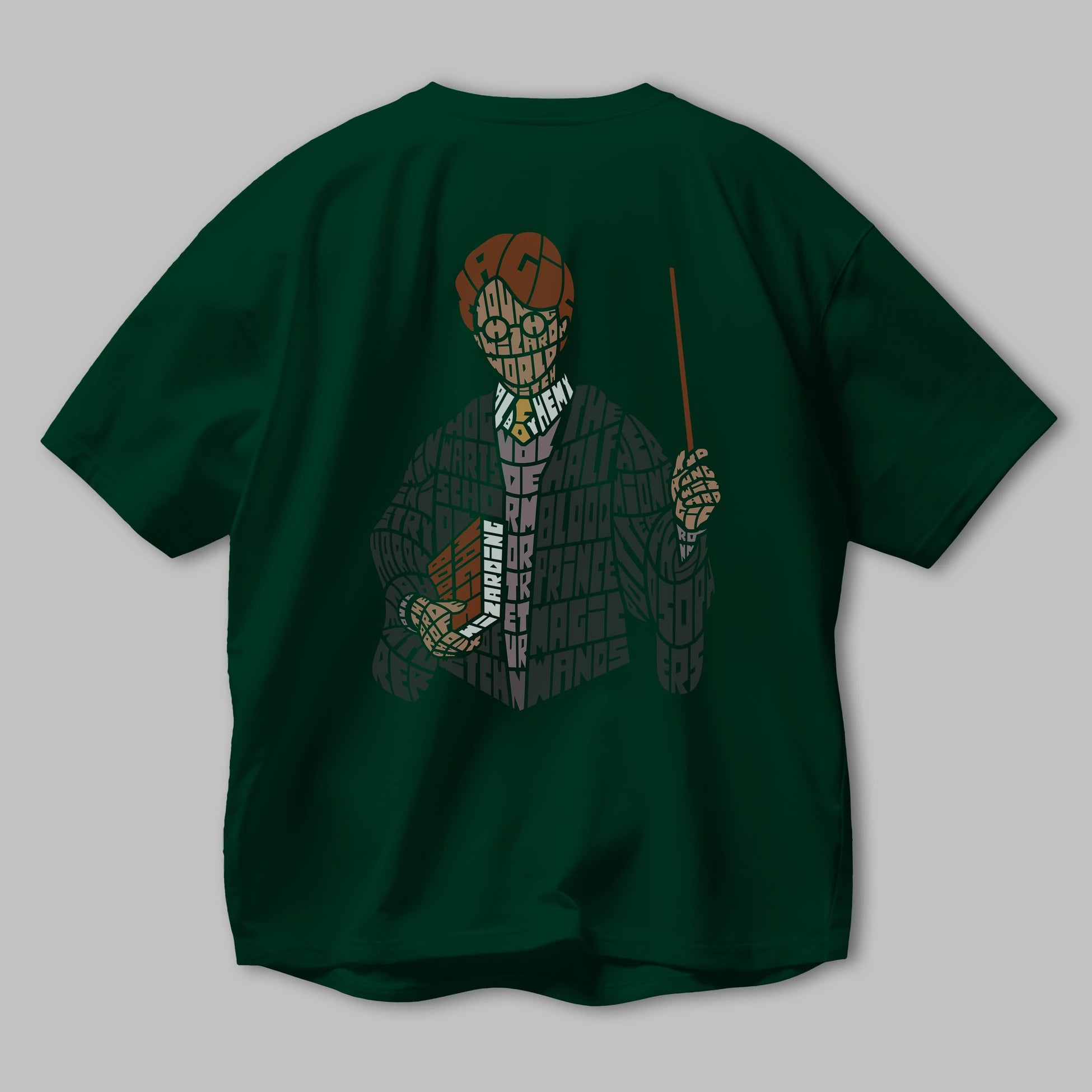 Harry Arka Baskılı Oversize t-shirt %100 pamuk Erkek Kadın Unisex