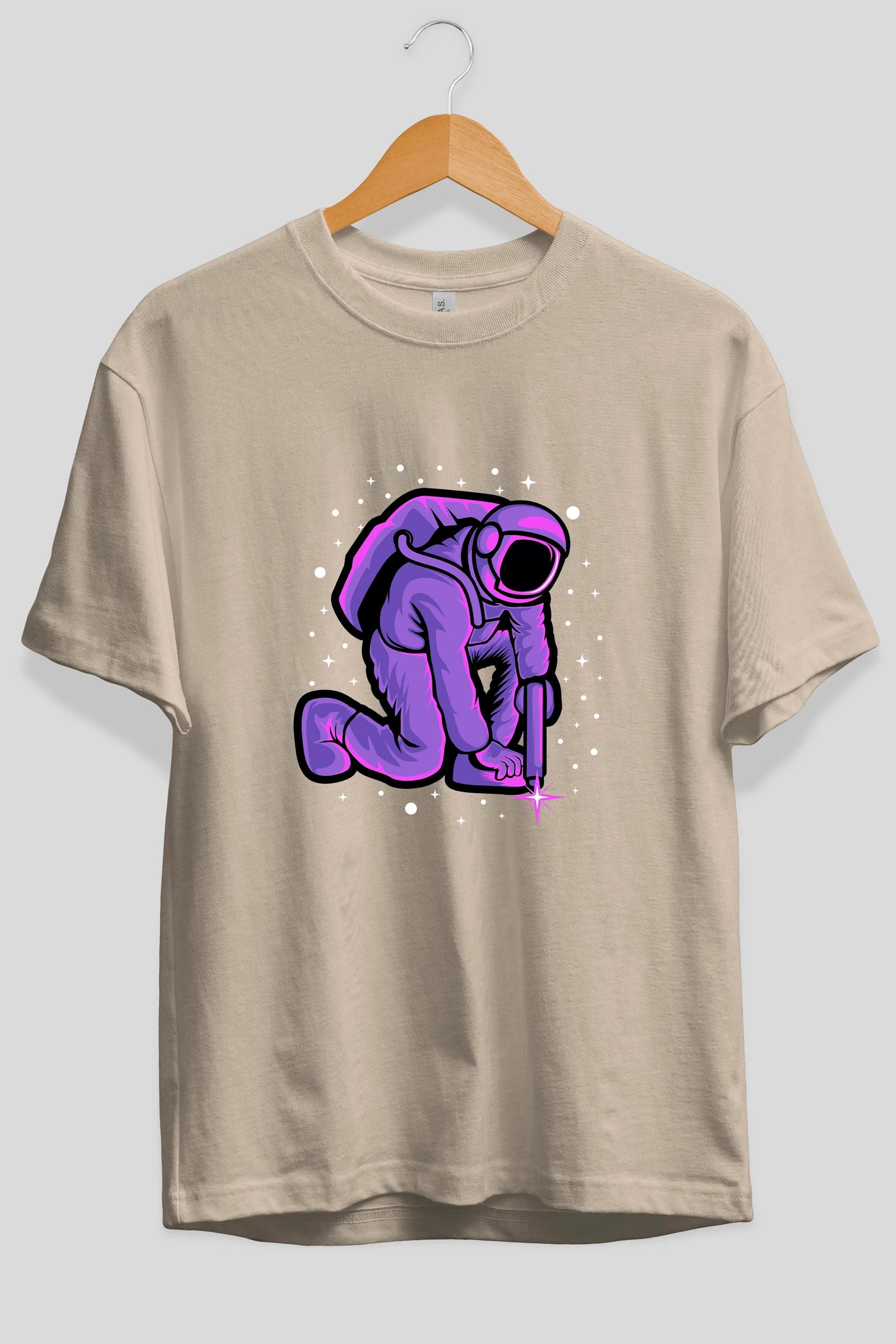 Welding in Space Ön Baskılı Oversize t-shirt Erkek Kadın Unisex