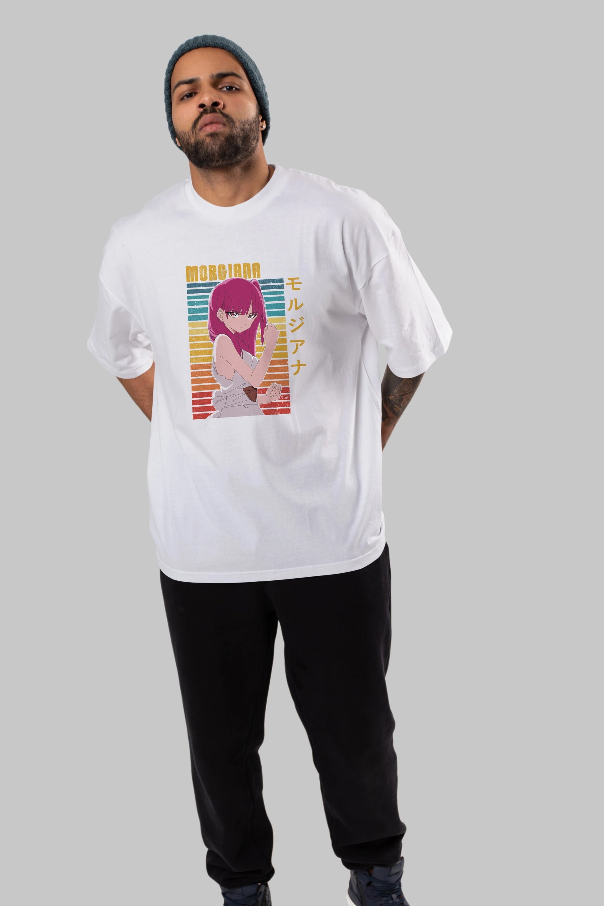 Morgiana 3 Anime Ön Baskılı Oversize t-shirt %100 pamuk Erkek Kadın Unisex
