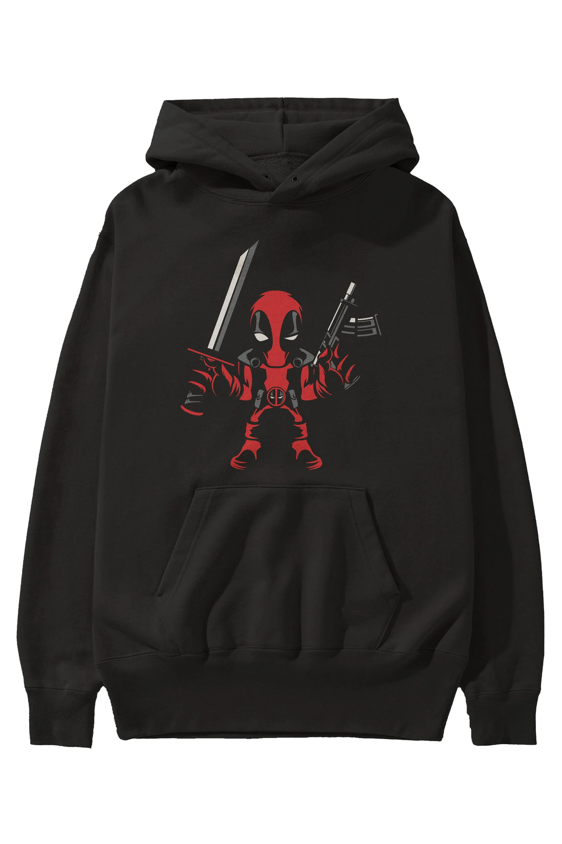 Deadpool (11) Ön Baskılı Hoodie Oversize Kapüşonlu Sweatshirt Erkek Kadın Unisex