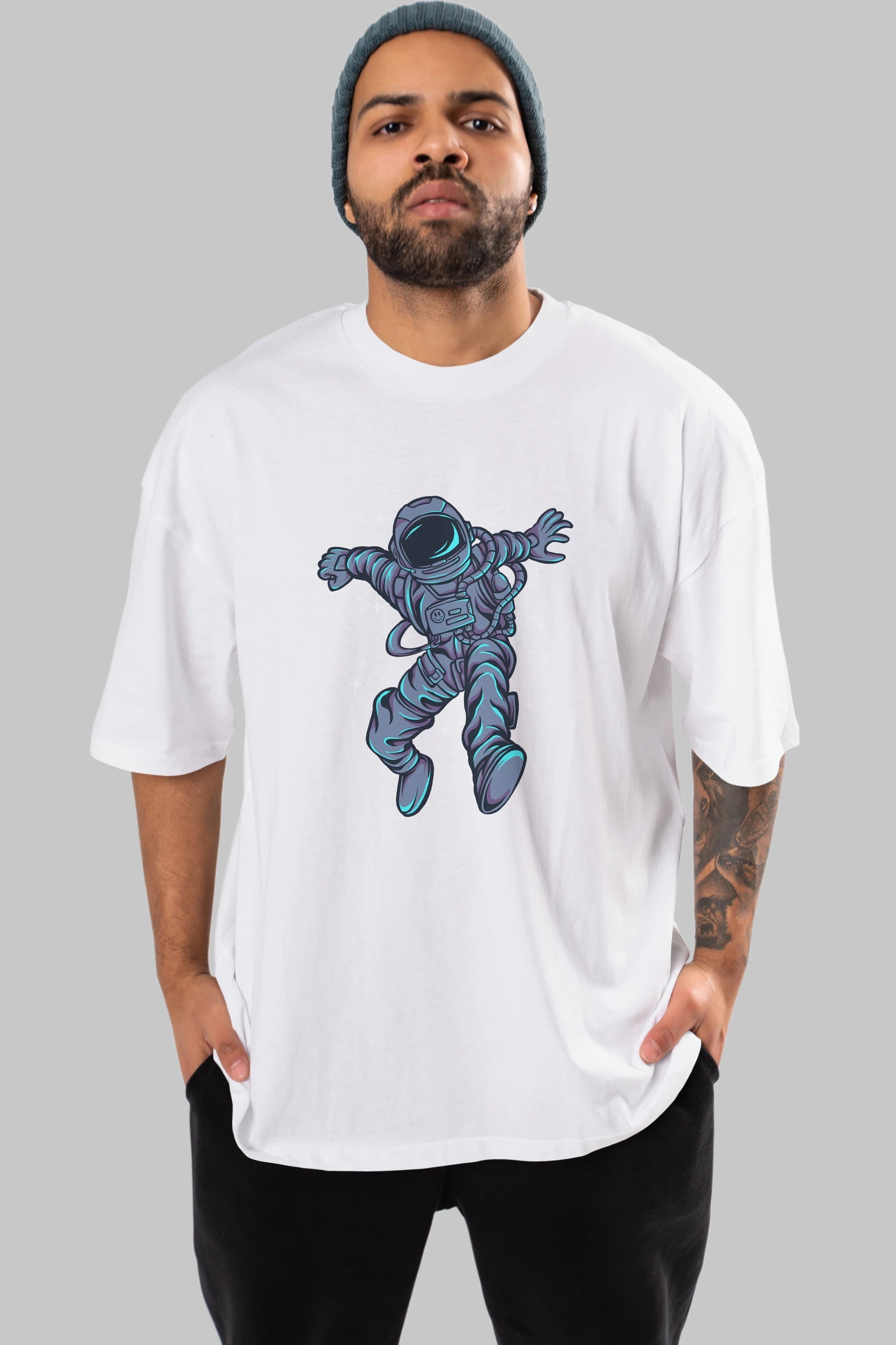 Astrostars tshirt Ön Baskılı Oversize t-shirt Erkek Kadın Unisex