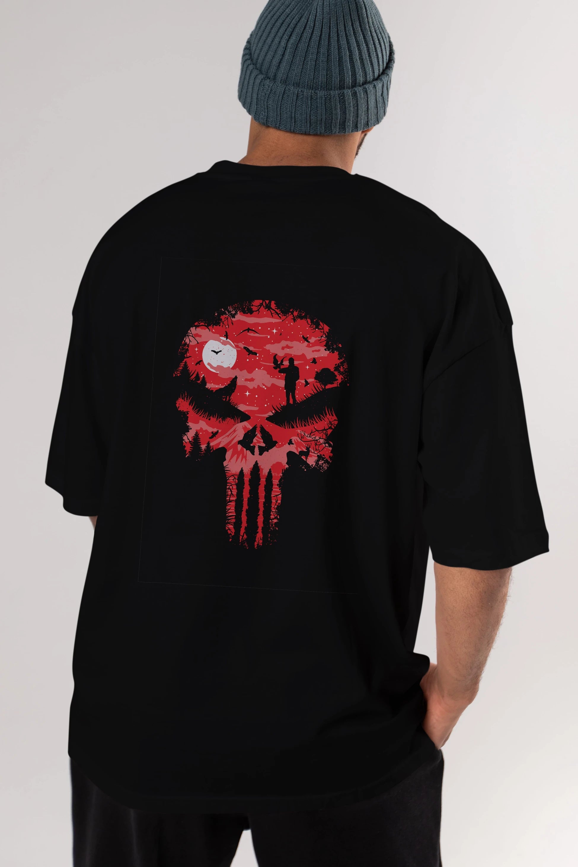 Stand And Bleed Arka Baskılı Oversize t-shirt %100 pamuk Erkek Kadın Unisex