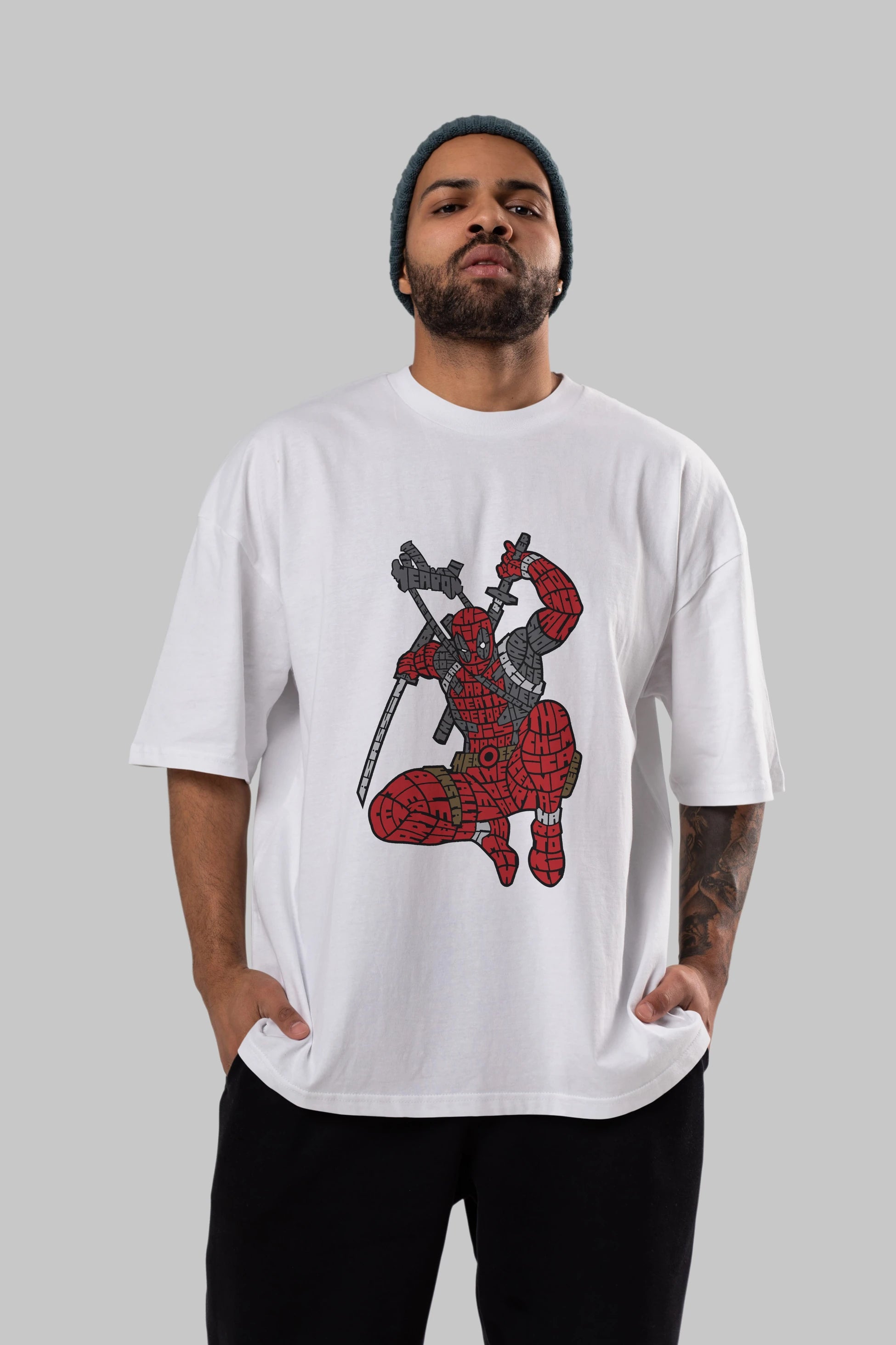 Chimichanga Ön Baskılı Oversize t-shirt %100 pamuk Erkek Kadın Unisex