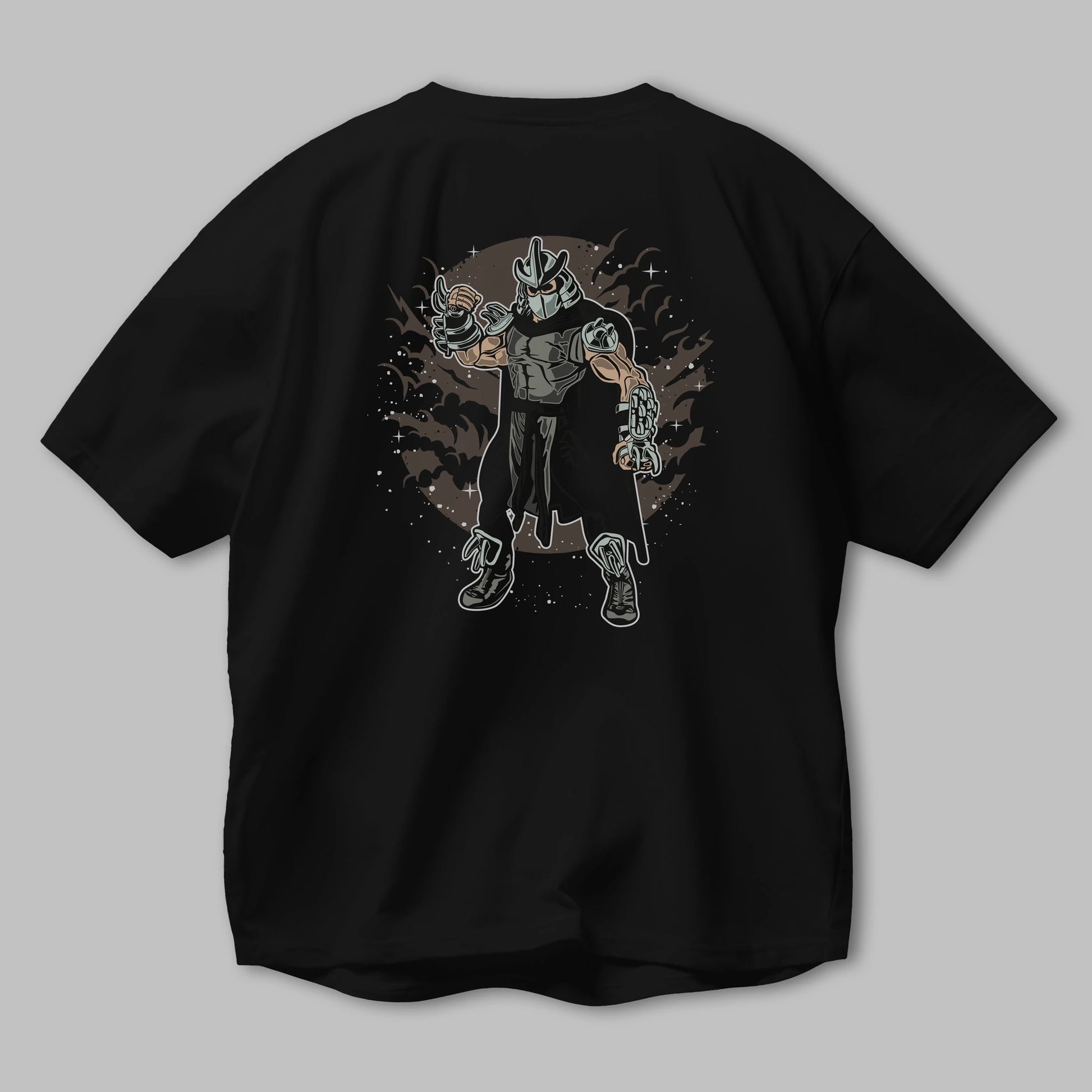 SHREDDER Arka Baskılı Oversize t-shirt Erkek Kadın Unisex %100 Pamuk