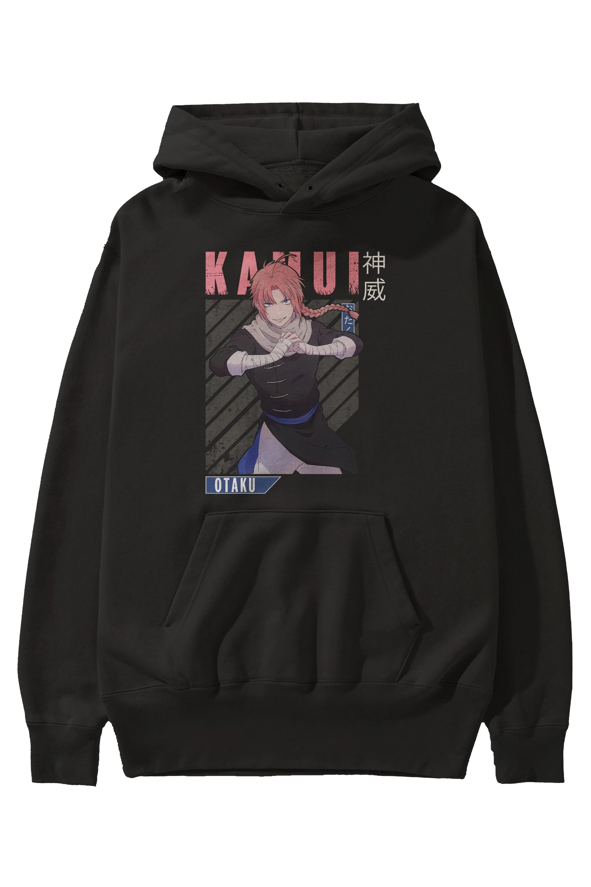 Kamui GINTAMA Anime Ön Baskılı Hoodie Oversize Kapüşonlu Sweatshirt Erkek Kadın Unisex