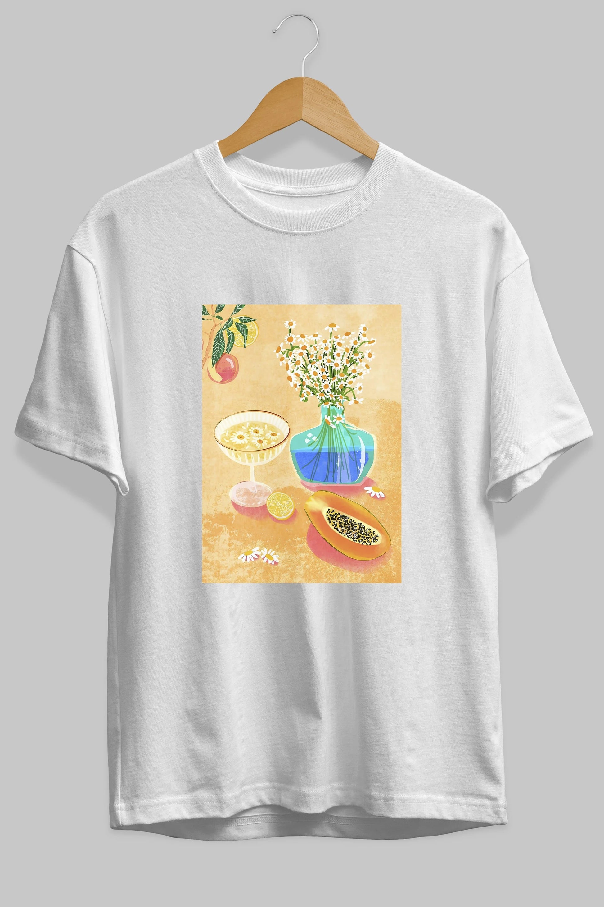 Cheers 2 Ön Baskılı Oversize t-shirt Erkek Kadın Unisex %100 Pamuk Bisiklet Yaka tişort