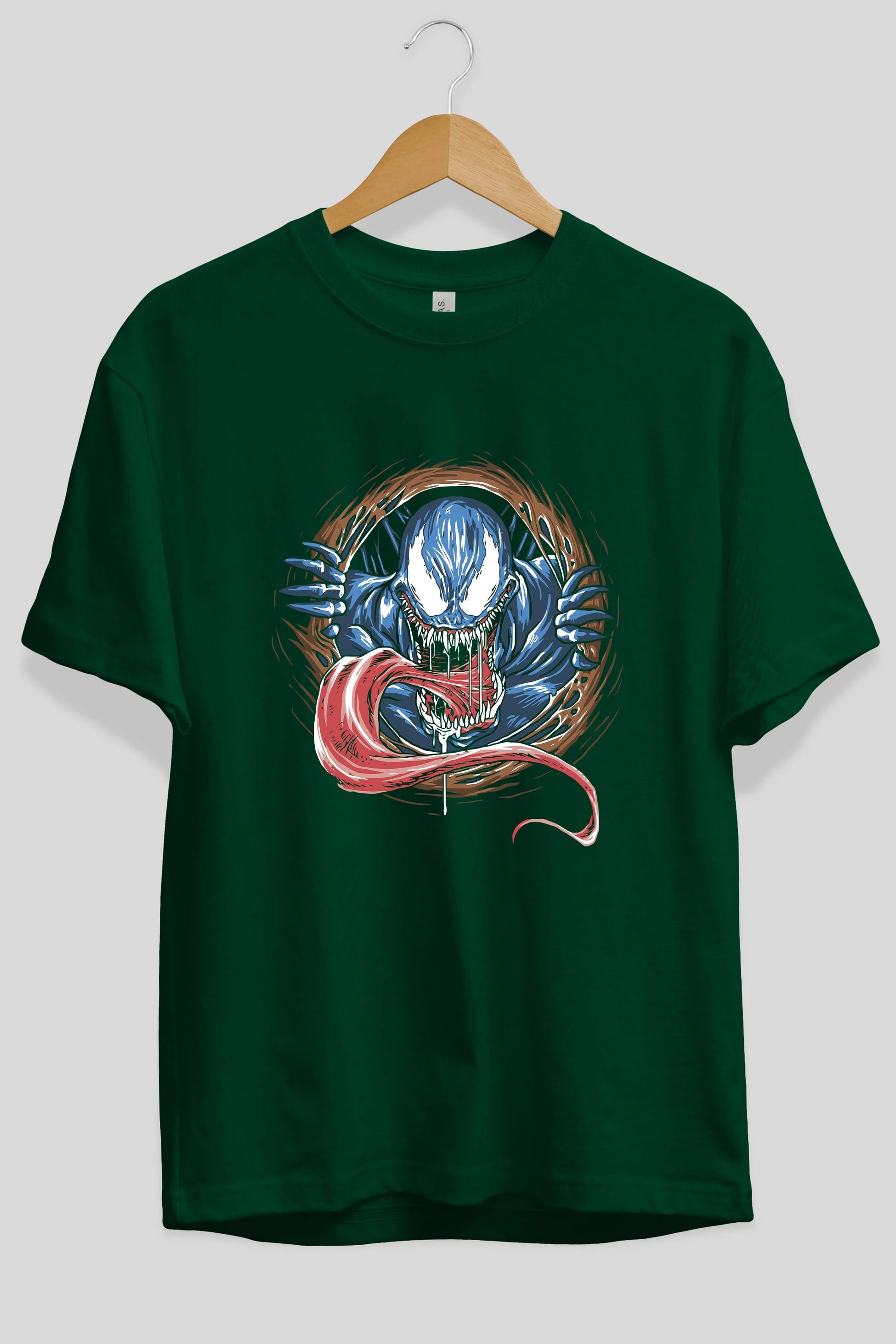 Venom (7) Ön Baskılı Oversize t-shirt Erkek Kadın Unisex %100 Pamuk Bisiklet Yaka tişort