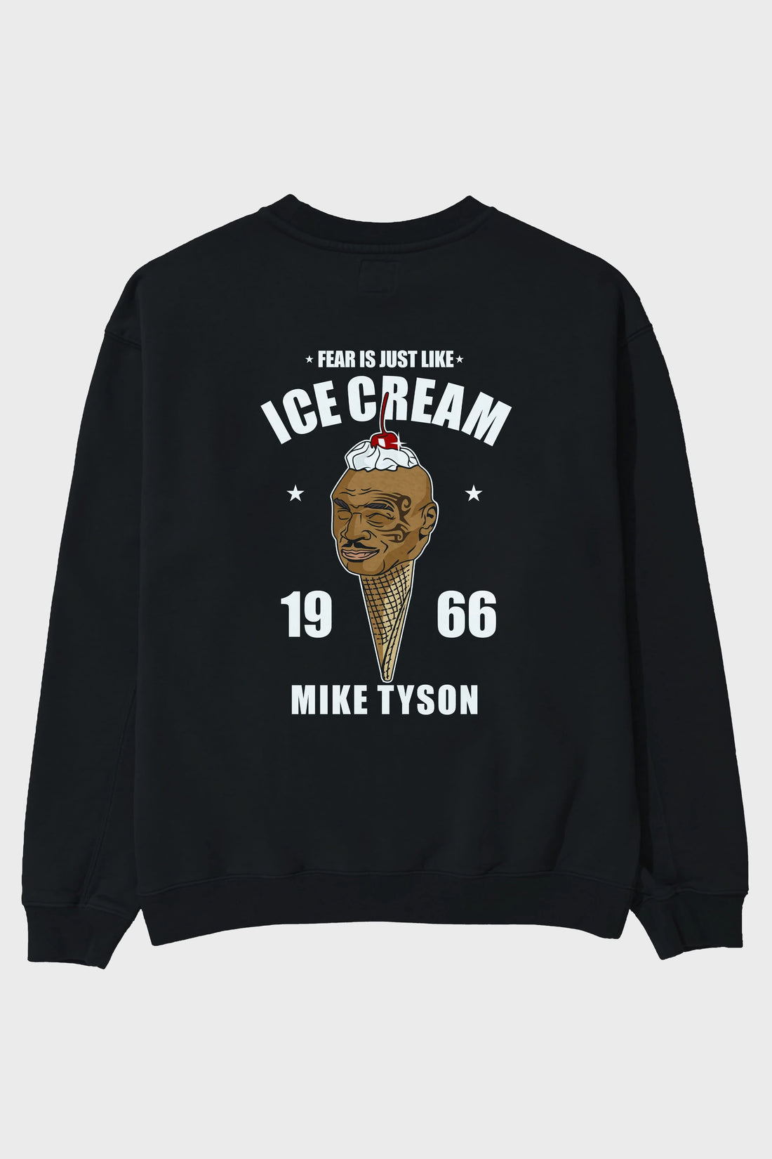 Tyson Ice Cream Arka Baskılı Oversize Sweatshirt Erkek Kadın Unisex