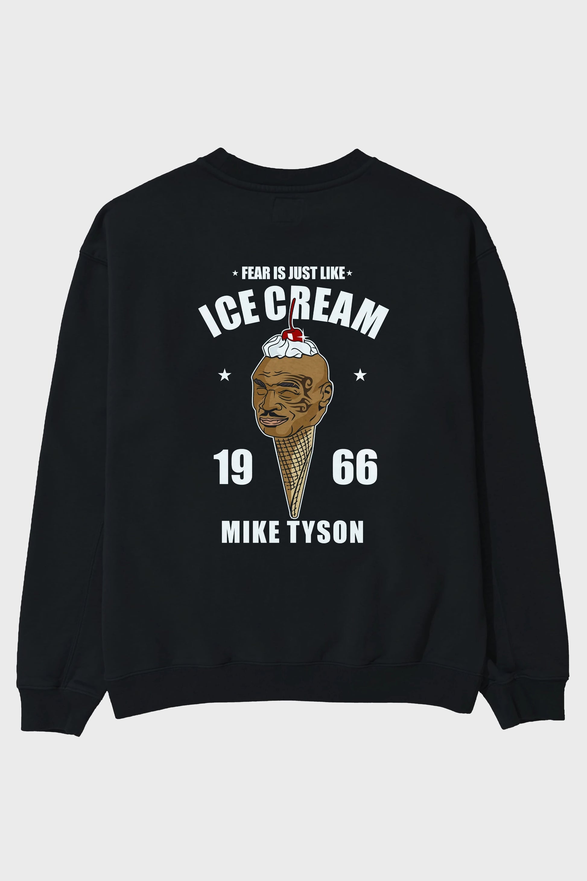 Tyson Ice Cream Arka Baskılı Oversize Sweatshirt Erkek Kadın Unisex