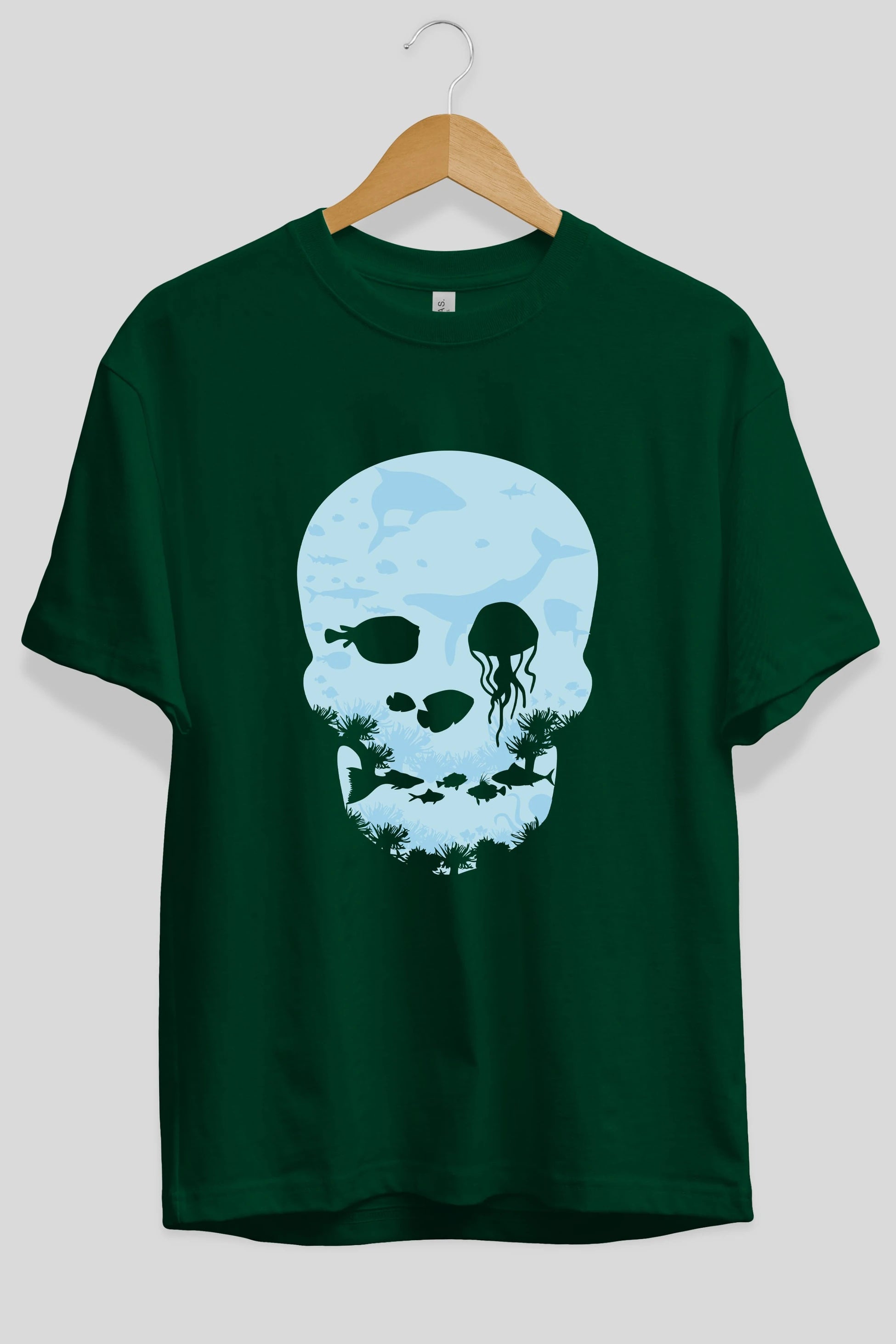 Dead Sea Ön Baskılı Oversize t-shirt %100 pamuk Erkek Kadın Unisex