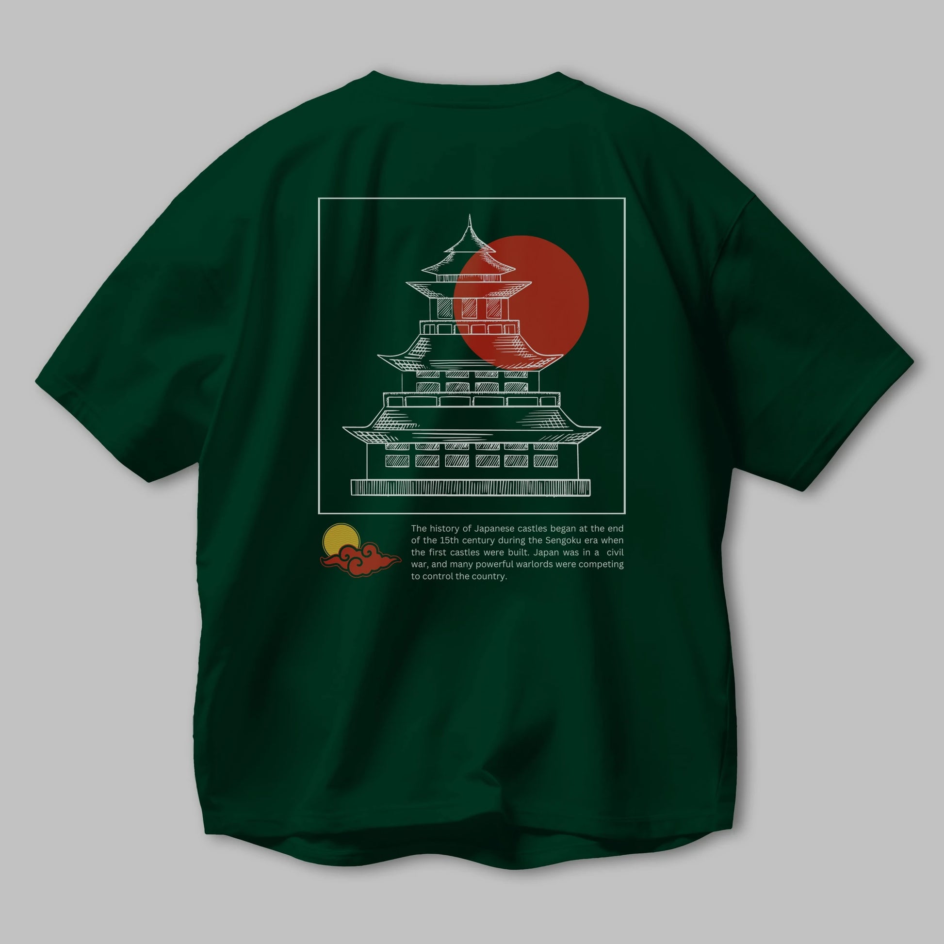 Japan Streetwear Arka Baskılı Oversize t-shirt Erkek Kadın Unisex