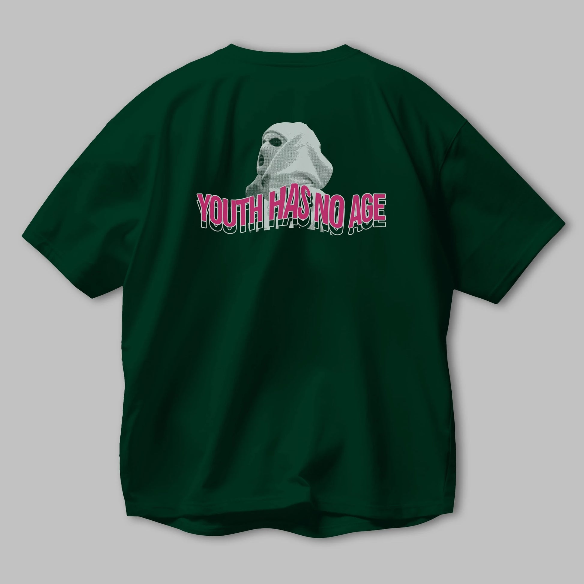 Youth Has No Age Arka Baskılı Oversize t-shirt Erkek Kadın Unisex