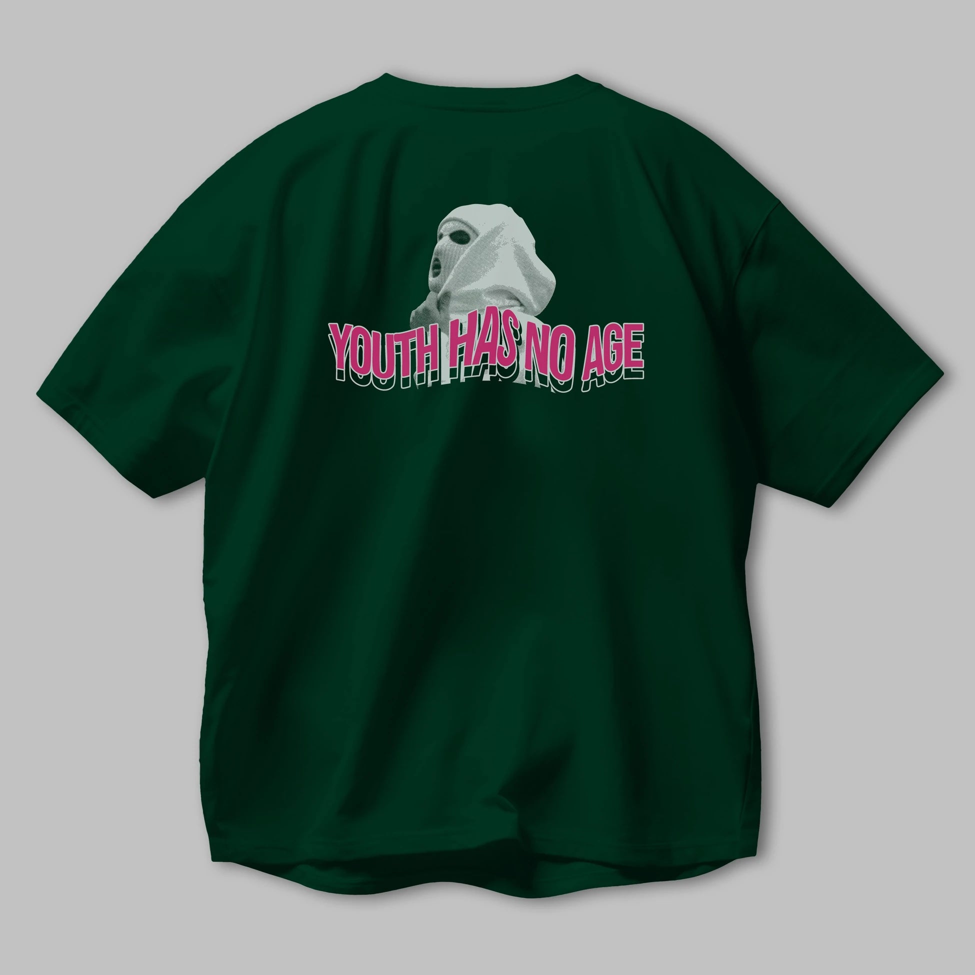 Youth Has No Age Arka Baskılı Oversize t-shirt Erkek Kadın Unisex