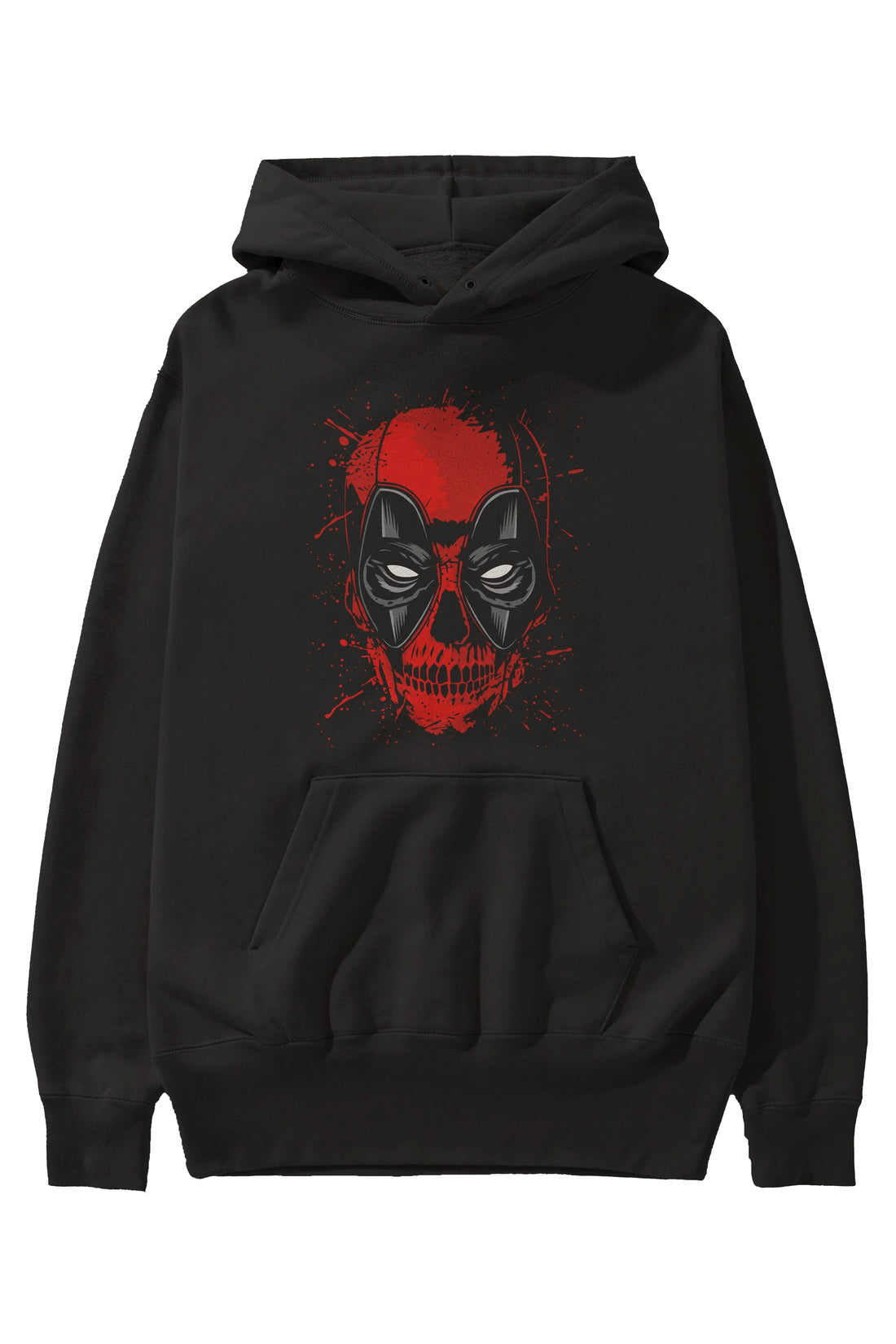 Deadpool (3) Ön Baskılı Hoodie Oversize Kapüşonlu Sweatshirt Erkek Kadın Unisex