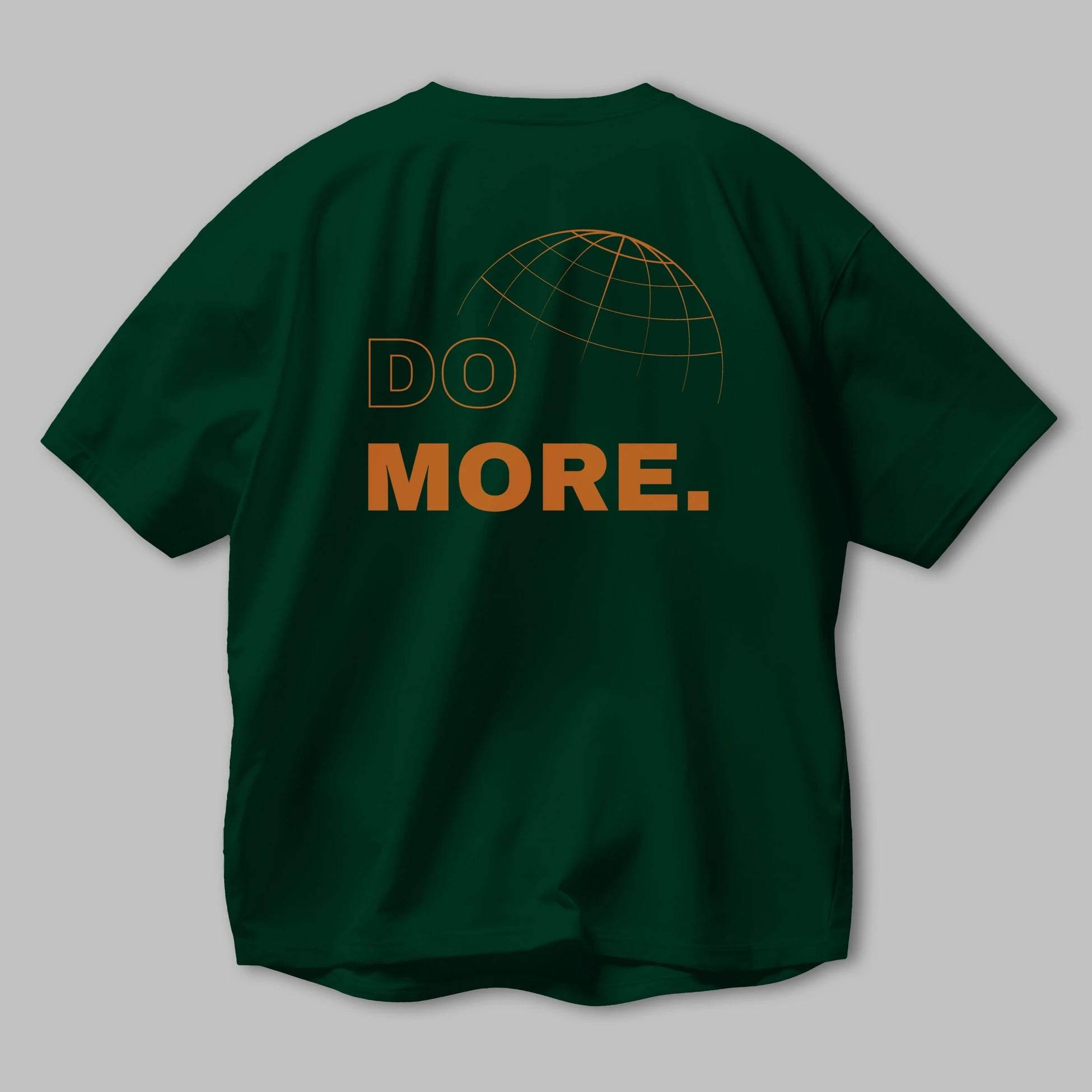 Do More Yazılı Arka Baskılı Oversize t-shirt Erkek Kadın Unisex