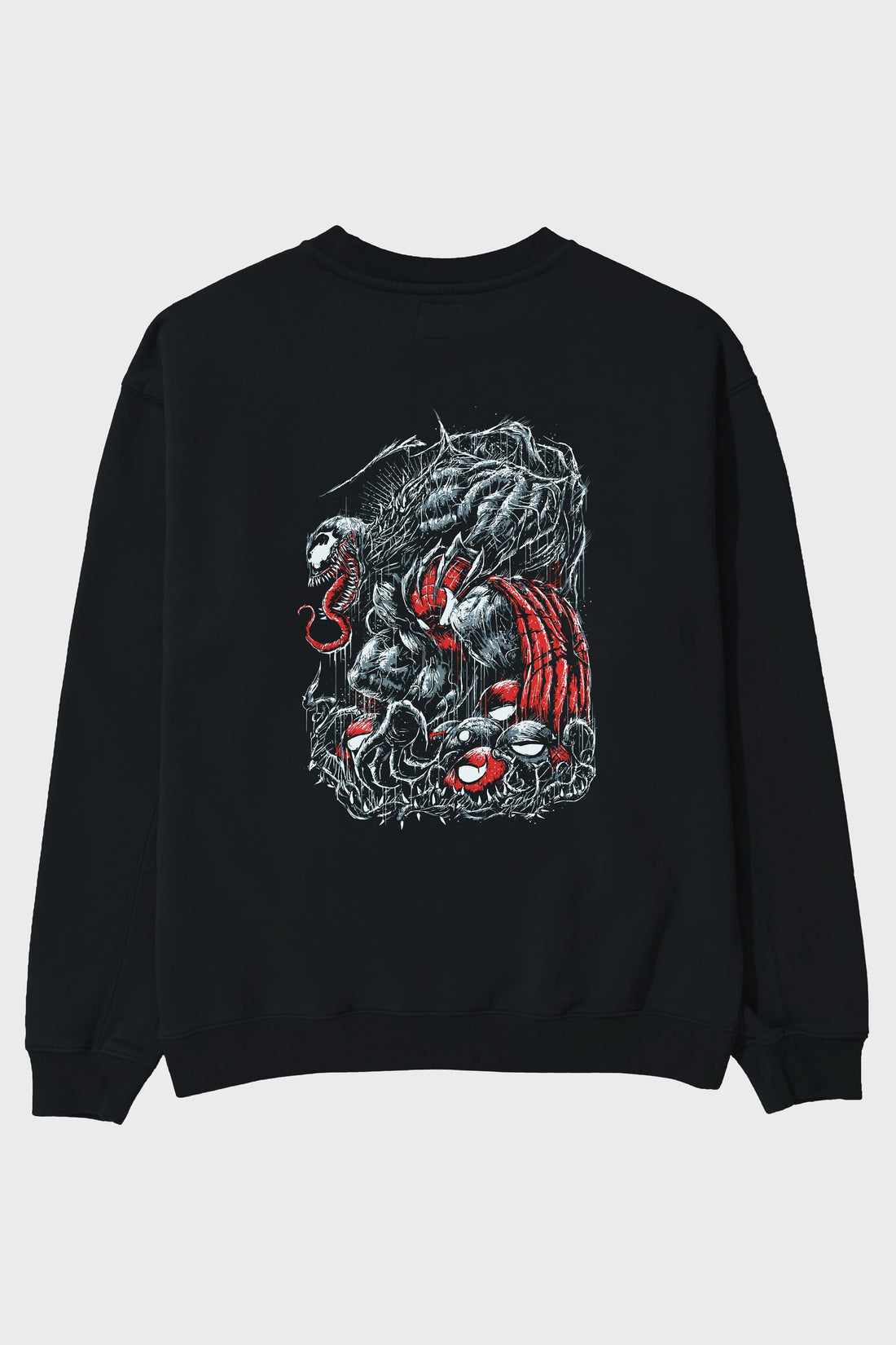 Venom (14) Arka Baskılı Oversize Sweatshirt Erkek Kadın Unisex