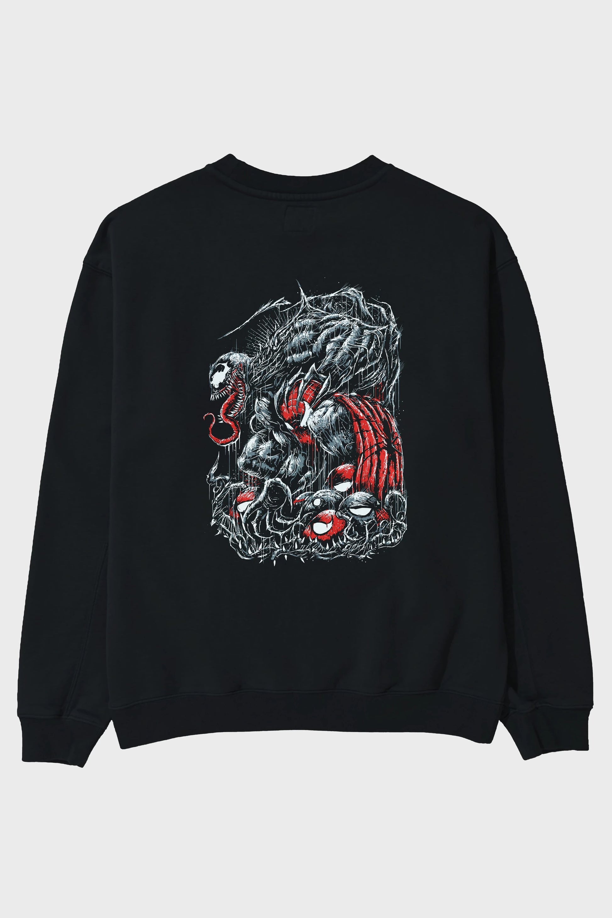 Venom (14) Arka Baskılı Oversize Sweatshirt Erkek Kadın Unisex