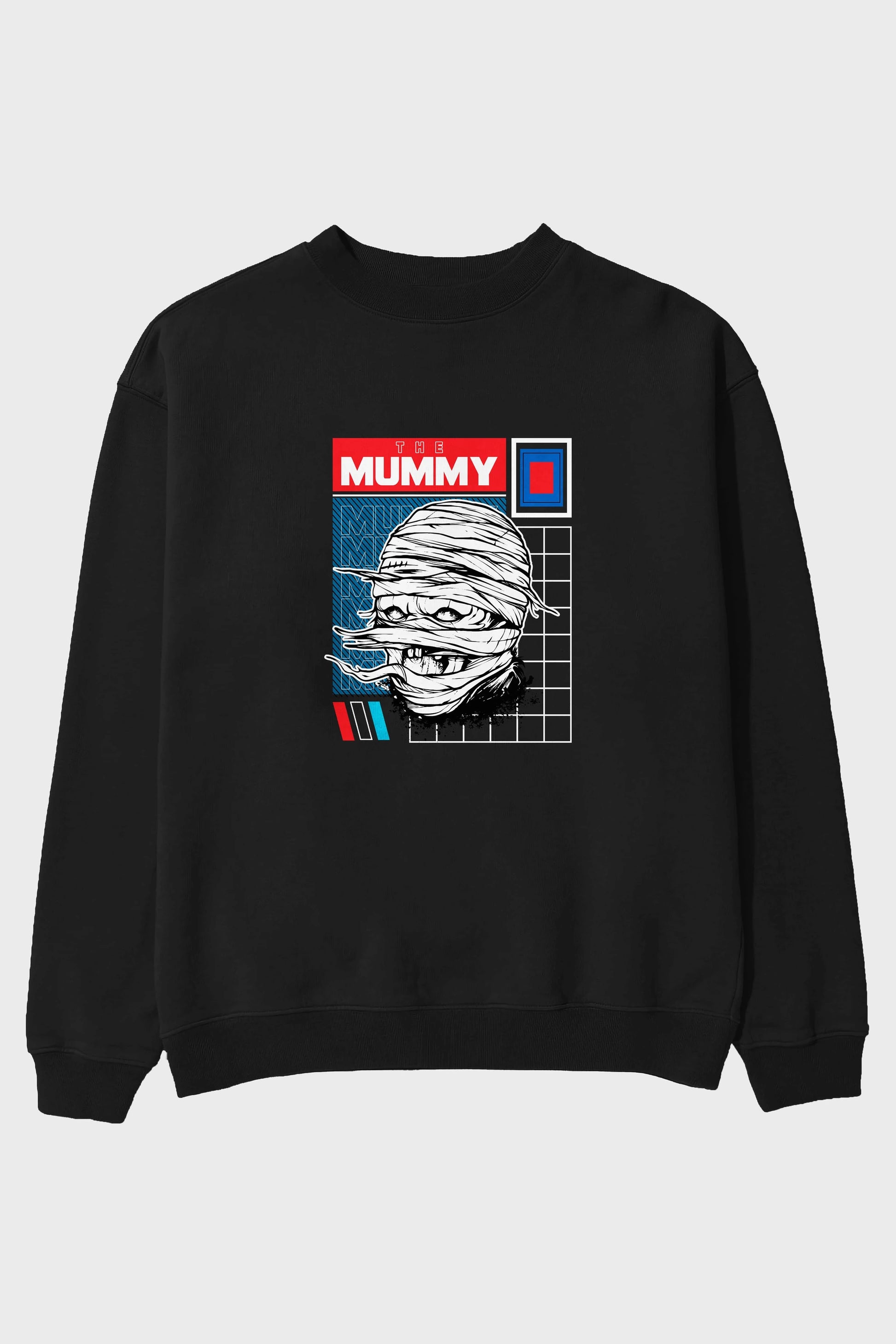 The Mummy Ön Baskılı Oversize Sweatshirt Erkek Kadın Unisex