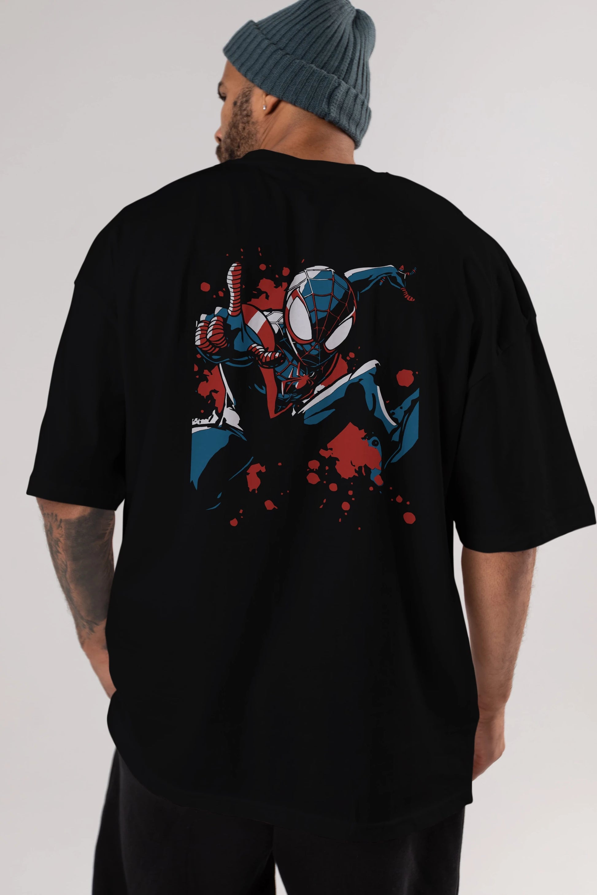 Venom (21) Arka Baskılı Oversize t-shirt Erkek Kadın Unisex %100 Pamuk Bisiklet Yaka tişort