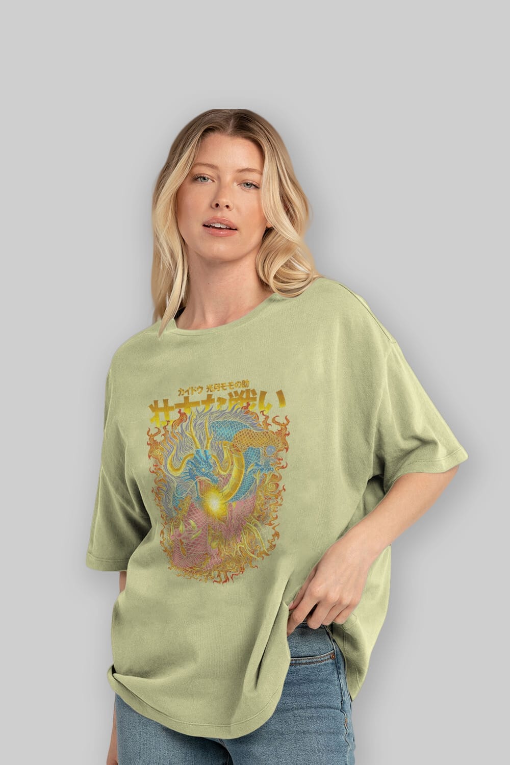 ONE PIECE (4) Anime Ön Baskılı Oversize t-shirt %100 pamuk Erkek Kadın Unisex