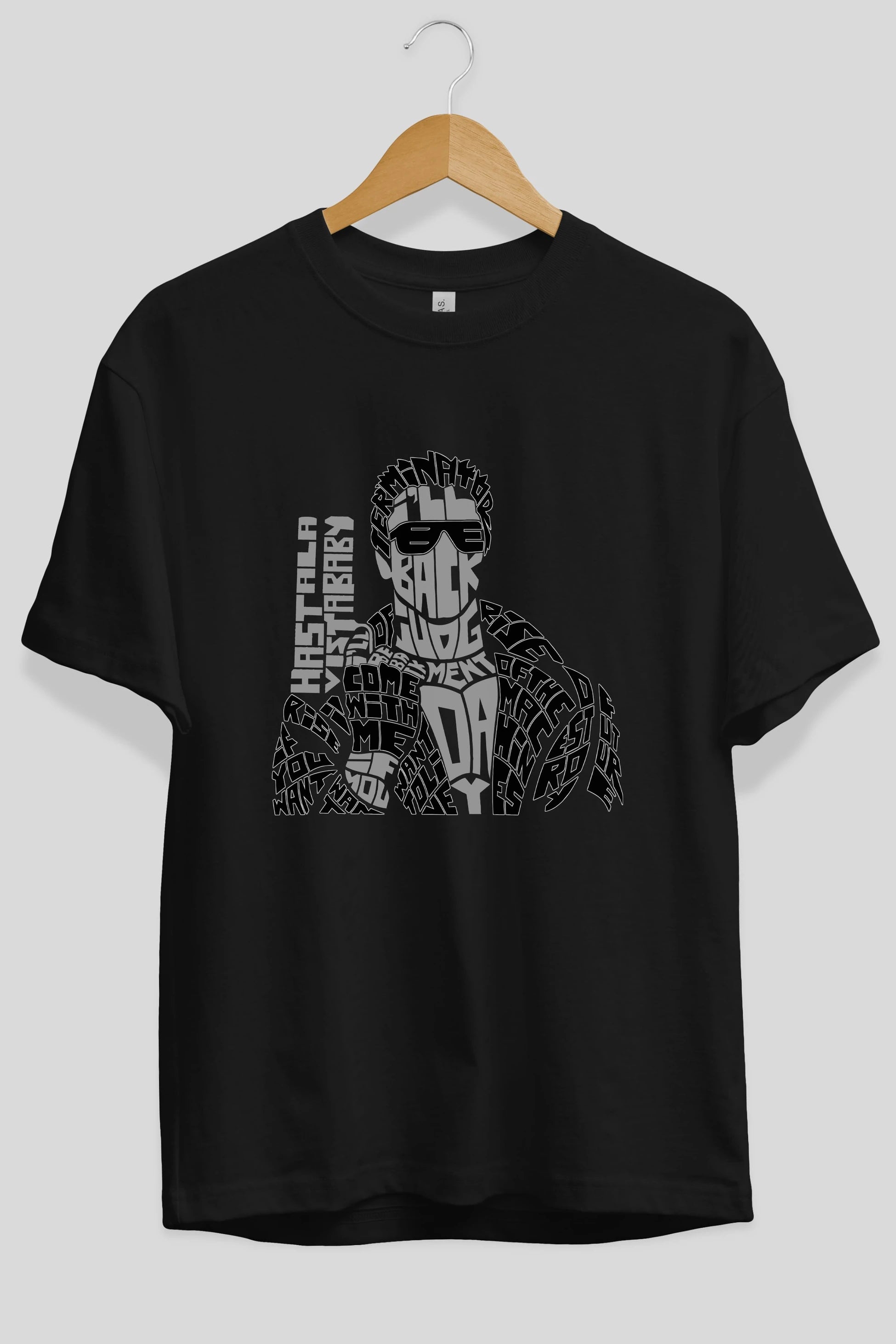 I_ll Be Back Ön Baskılı Oversize t-shirt %100 pamuk Erkek Kadın Unisex
