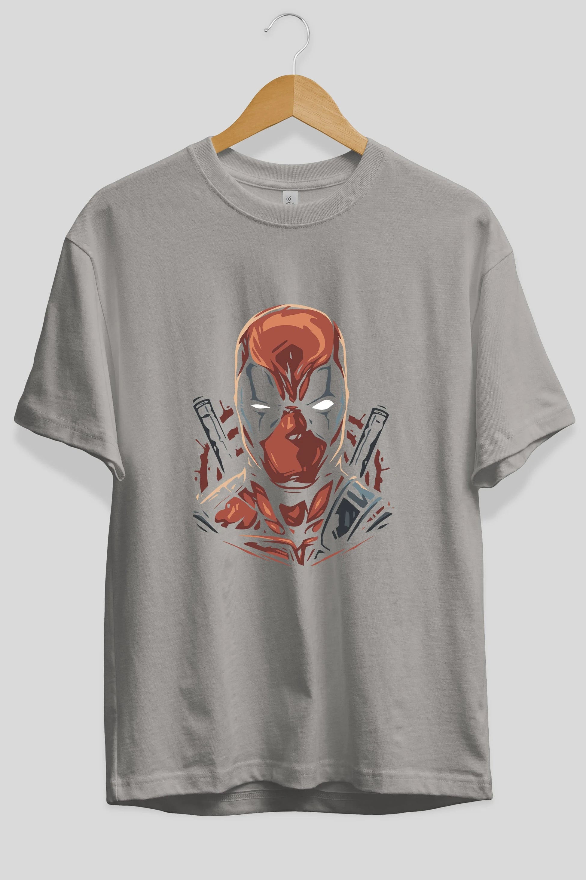 Deadpool (10) Ön Baskılı Oversize t-shirt Erkek Kadın Unisex %100 Pamuk Bisiklet Yaka tişort