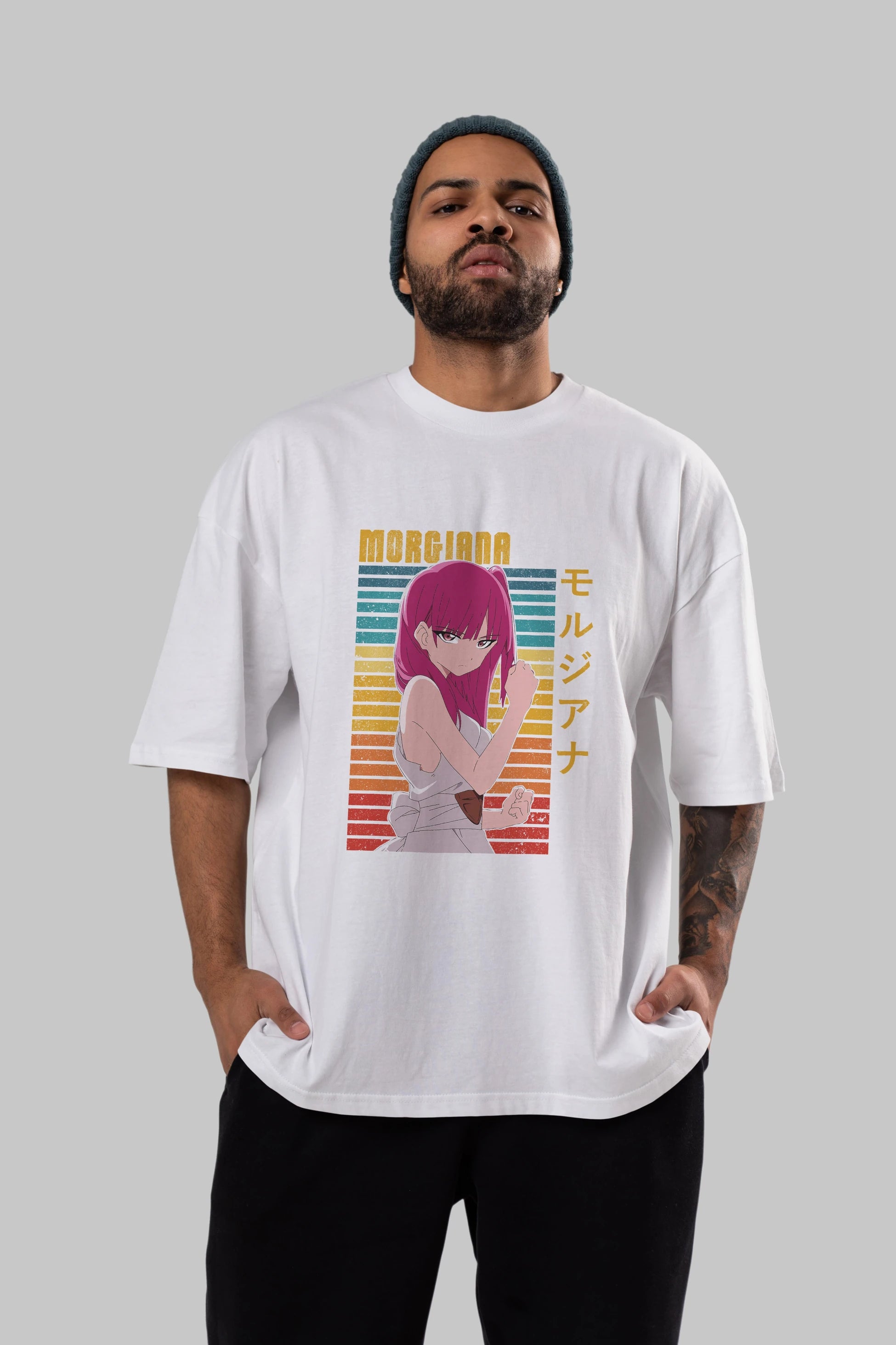 Morgiana 3 Anime Ön Baskılı Oversize t-shirt %100 pamuk Erkek Kadın Unisex