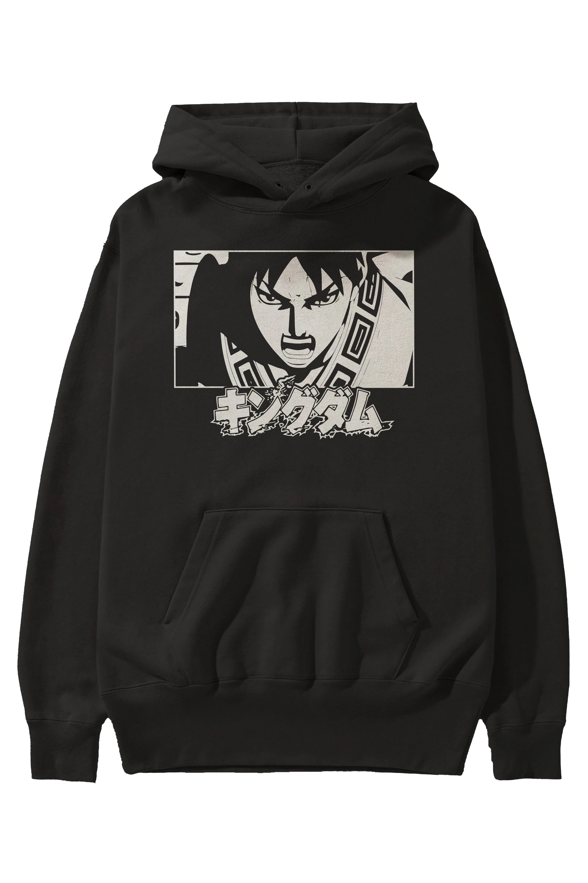 Xin 1 Anime Ön Baskılı Hoodie Oversize Kapüşonlu Sweatshirt Erkek Kadın Unisex