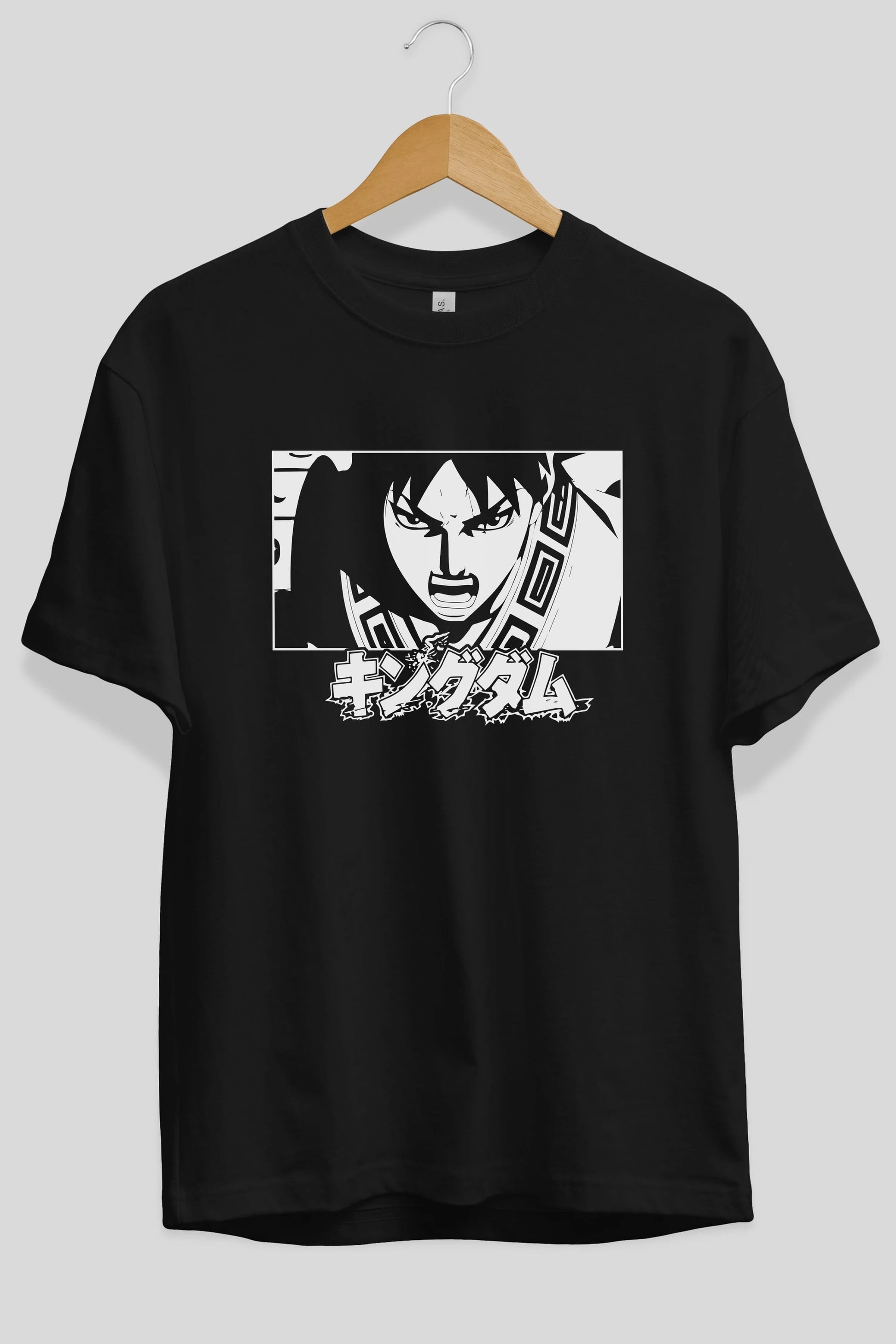 Xin 1 Anime Ön Baskılı Oversize t-shirt %100 pamuk Erkek Kadın Unisex