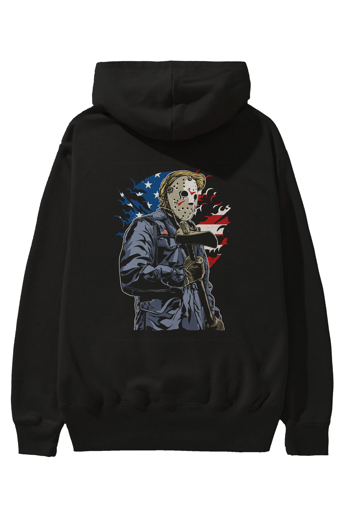 American Killer Arka Baskılı Hoodie Oversize Kapüşonlu Sweatshirt Erkek Kadın Unisex