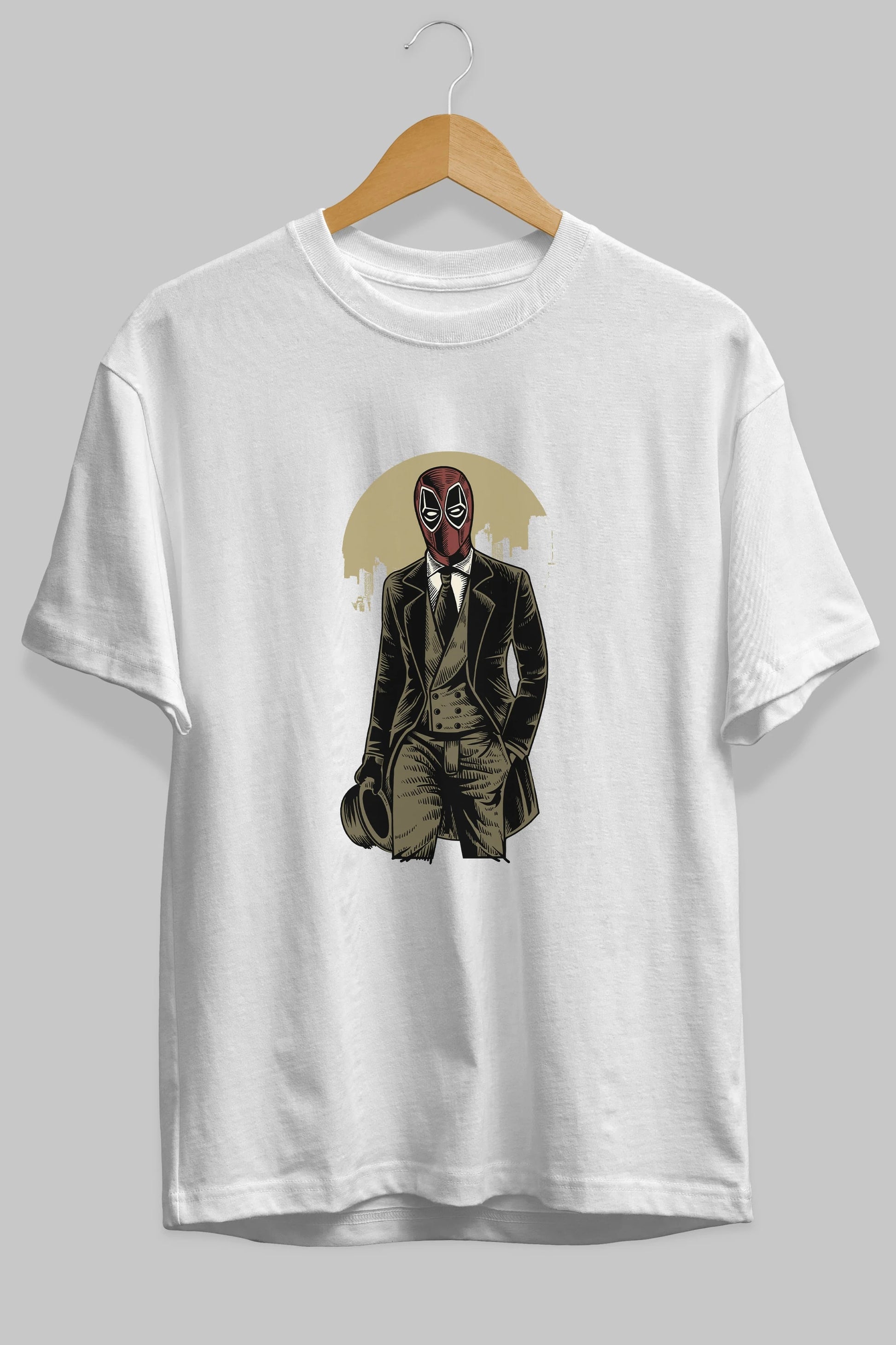 Classic Mercenary Ön Baskılı Oversize t-shirt Erkek Kadın Unisex %100 Pamuk tişort