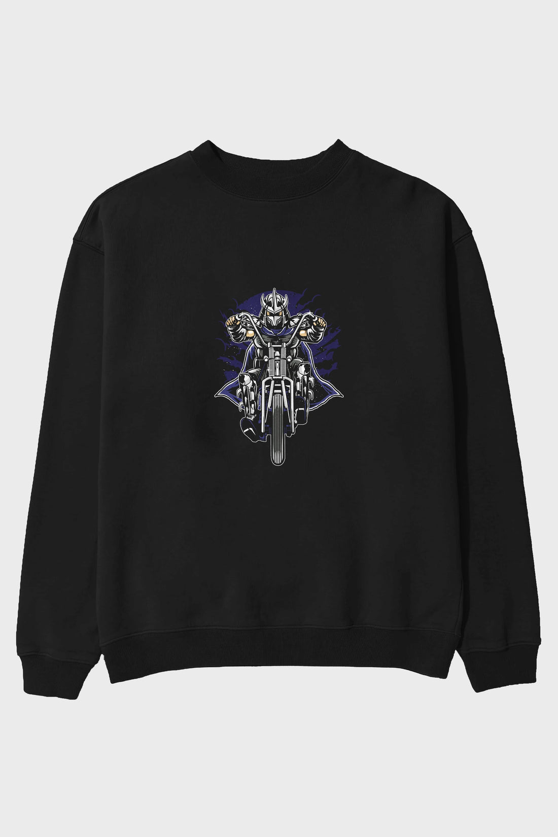 Shred Chopper Ön Baskılı Oversize Sweatshirt Erkek Kadın Unisex
