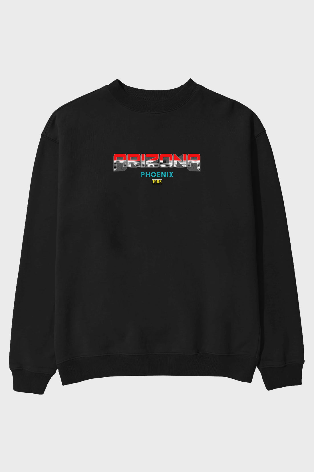 Arizona Ön Baskılı Oversize Sweatshirt Erkek Kadın Unisex