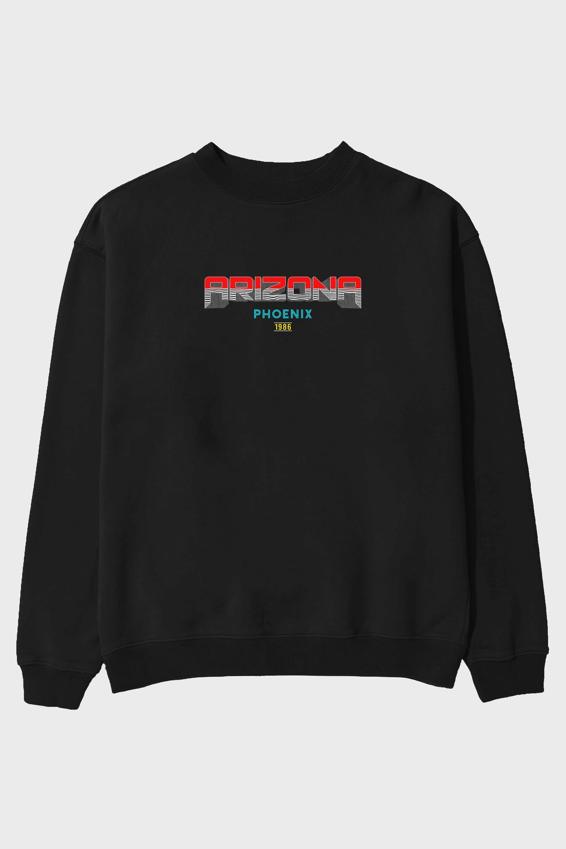 Arizona Ön Baskılı Oversize Sweatshirt Erkek Kadın Unisex