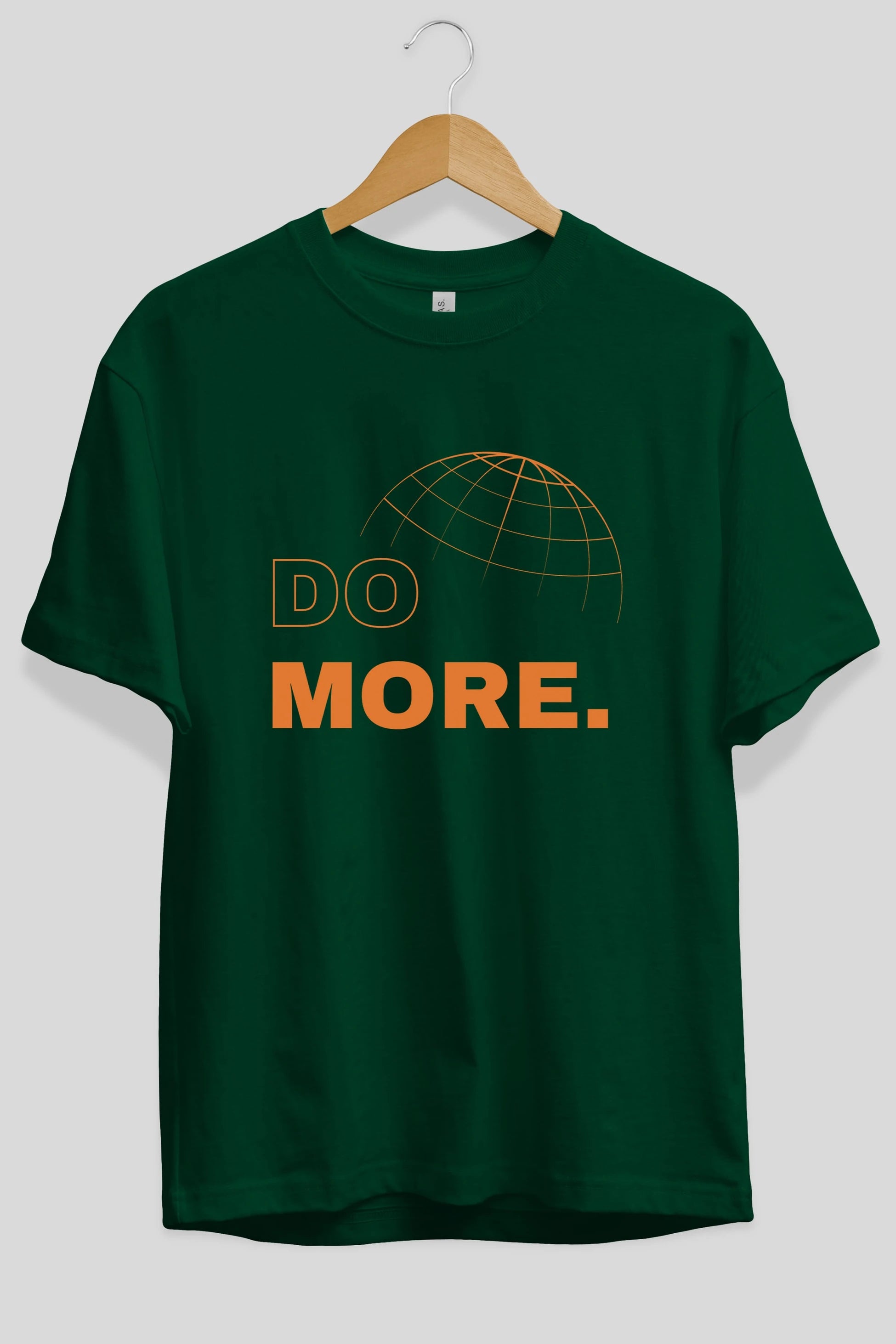 Do More Yazılı Ön Baskılı Oversize t-shirt Erkek Kadın Unisex